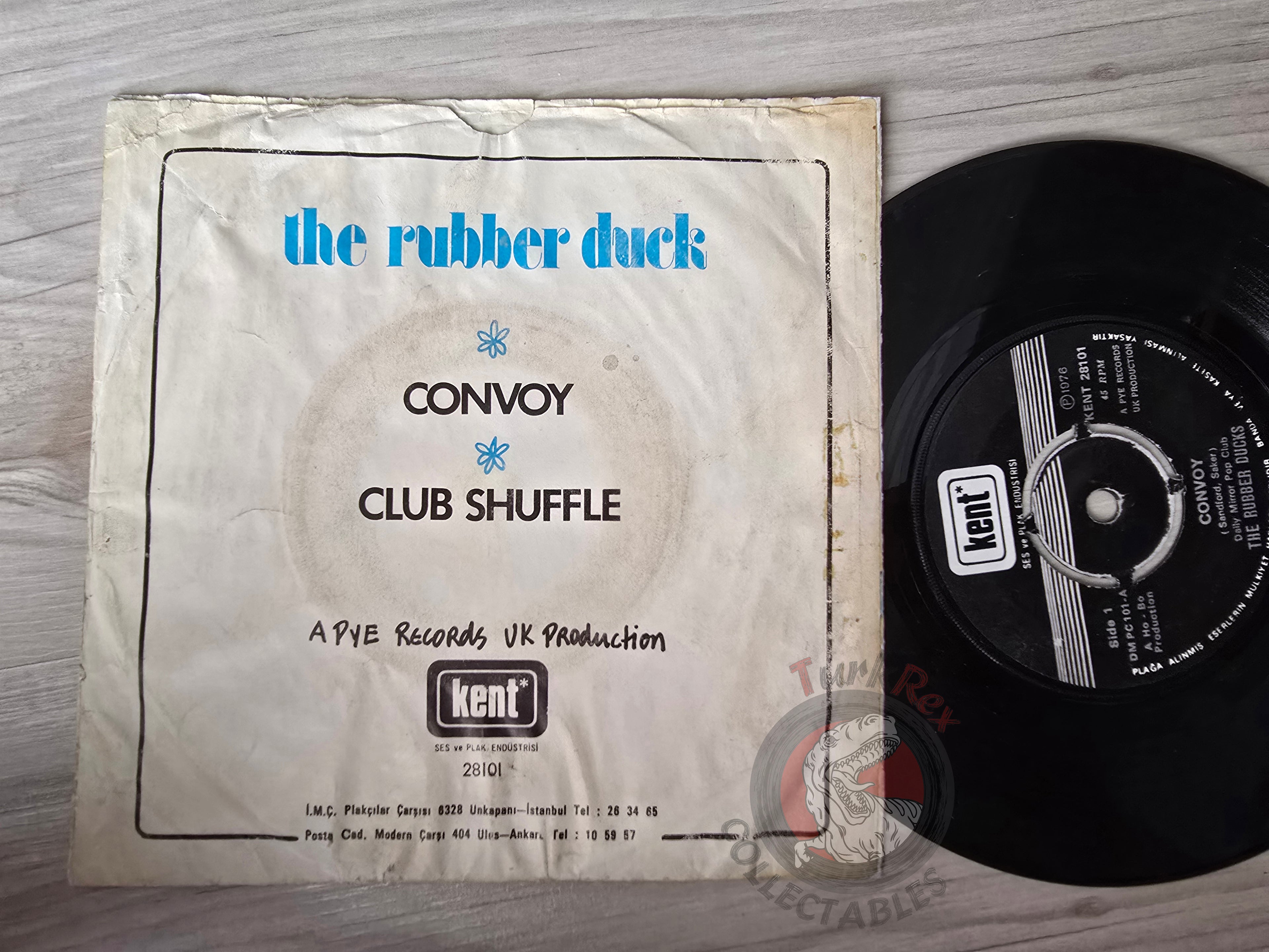 The Rubber Ducks – Convoy 7" Turkish Pressing Vinyl Turkey Edition
