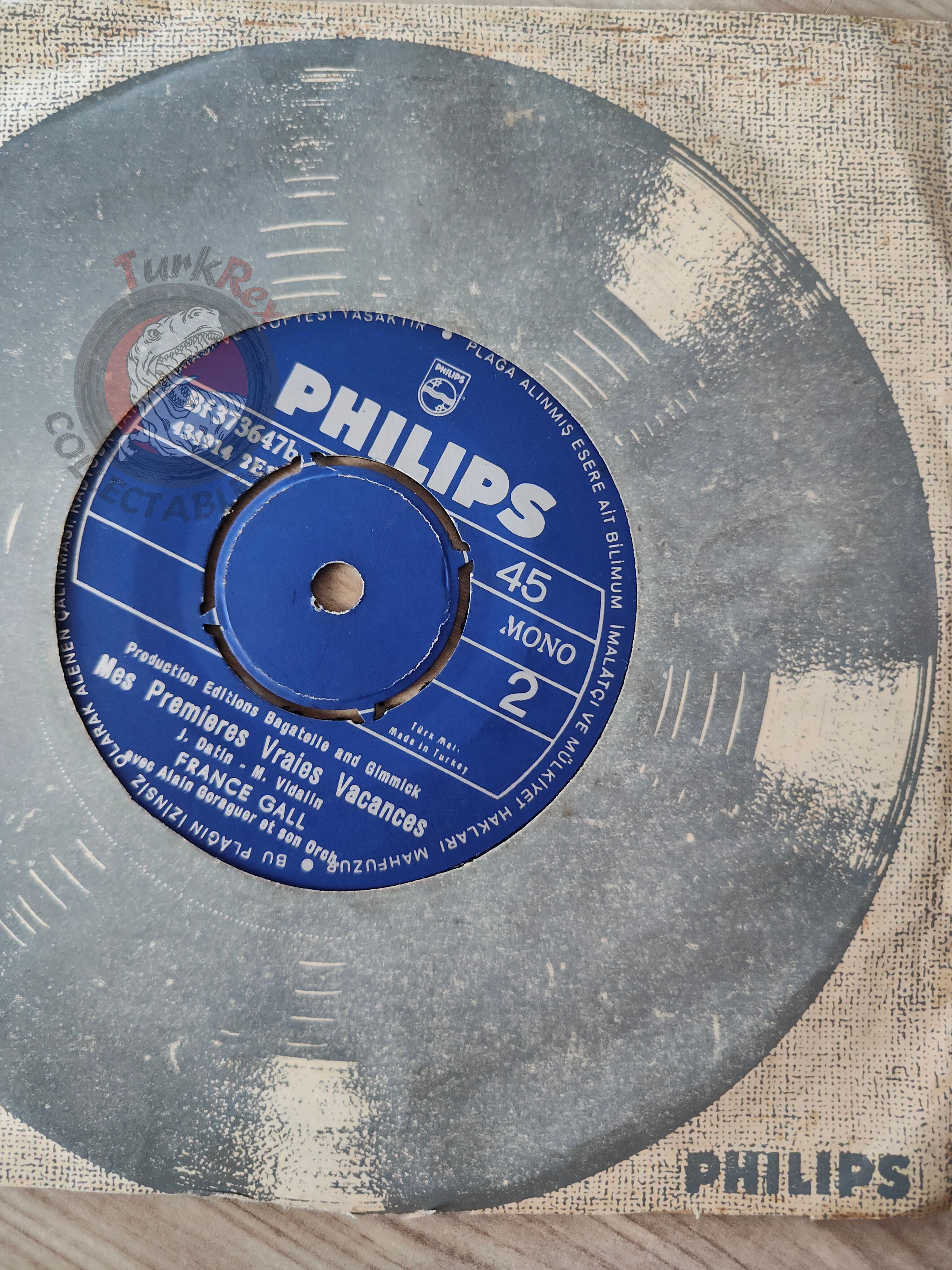 France Gall – Soyons Sages 7" Turkish Pressing Vinyl Turkey Edition