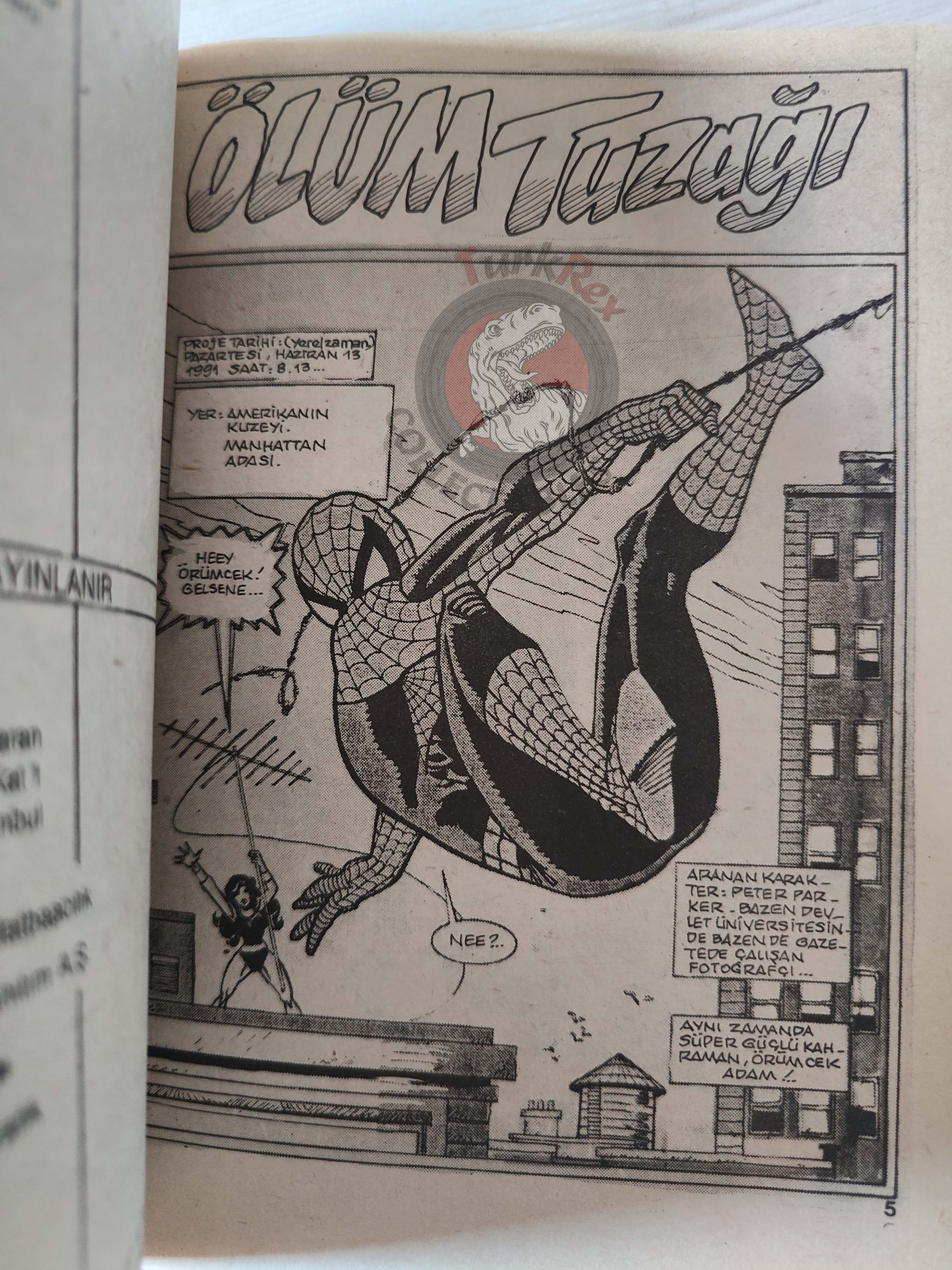 Spider-Man #135 1991 Turkish Comic Turkey Spectacular #168 #169 #170 #173 cover #6