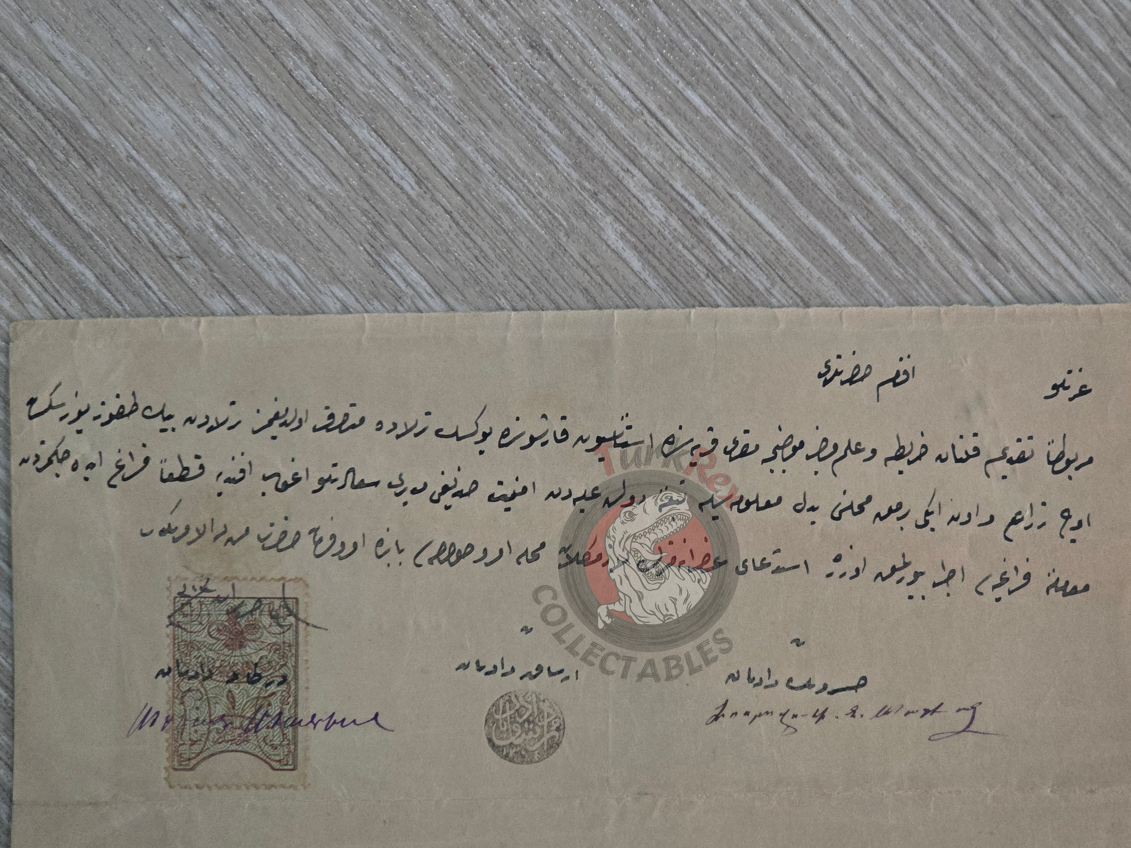 Ottoman Land Sale Document 1887 Makri Village Istanbul Dadian Family Armenian Armenia