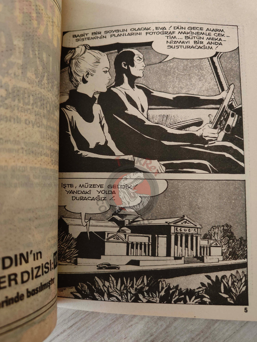 Diabolik #11 1980s Turkish Comic Turkey Angela Giussani