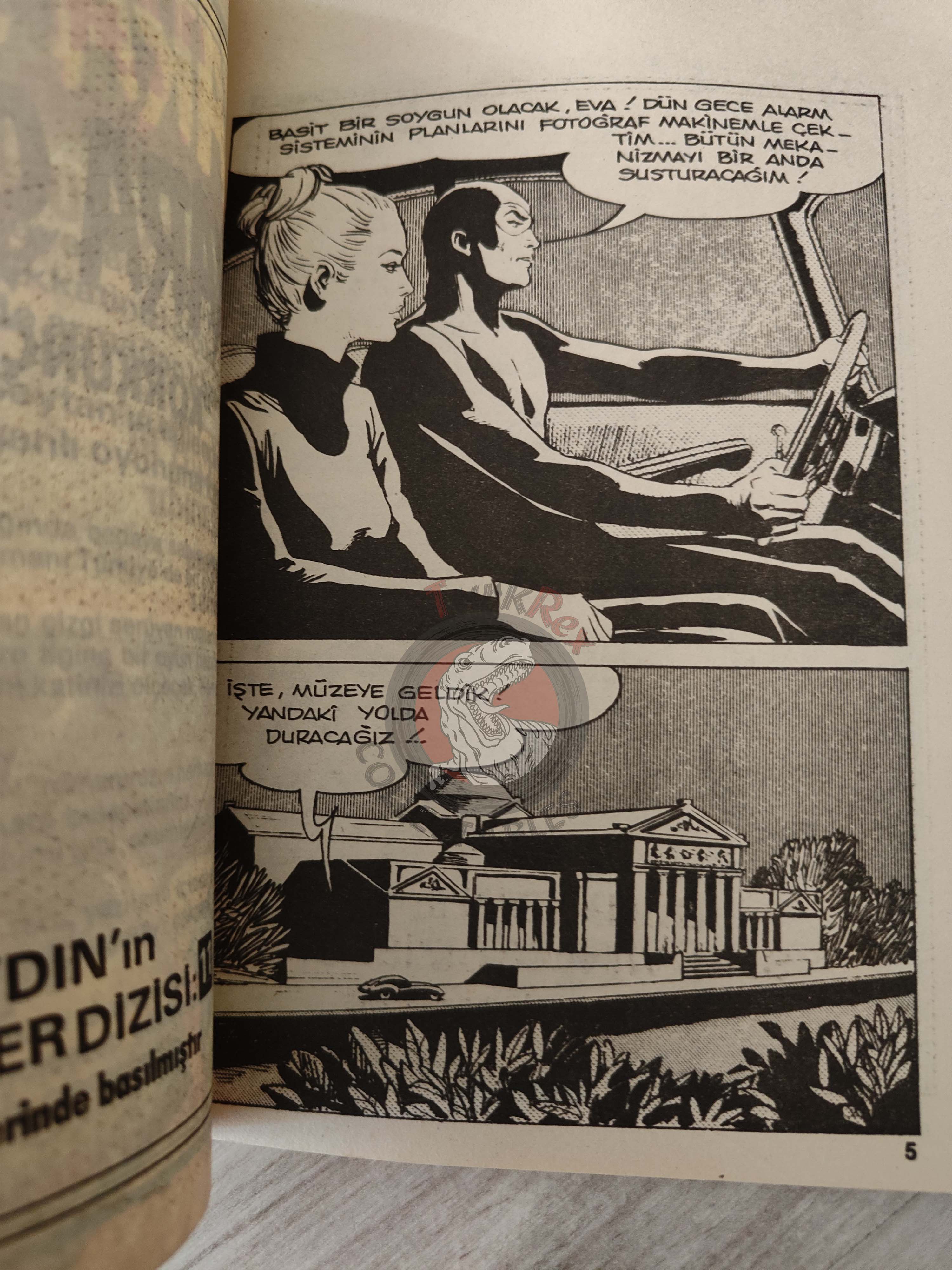 Diabolik #11 1980s Turkish Comic Turkey Angela Giussani