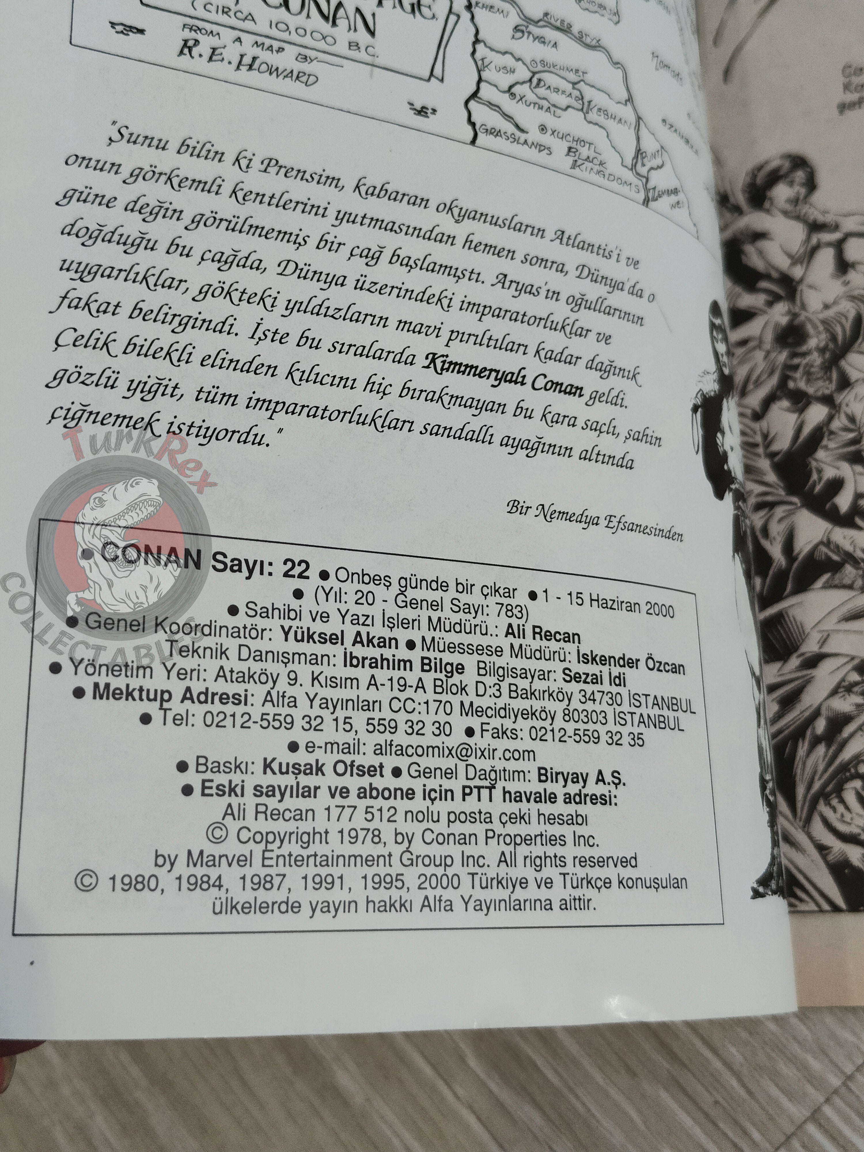 Conan #22 The Savage Sword of Conan #37 #38 Turkish Comic Turkey
