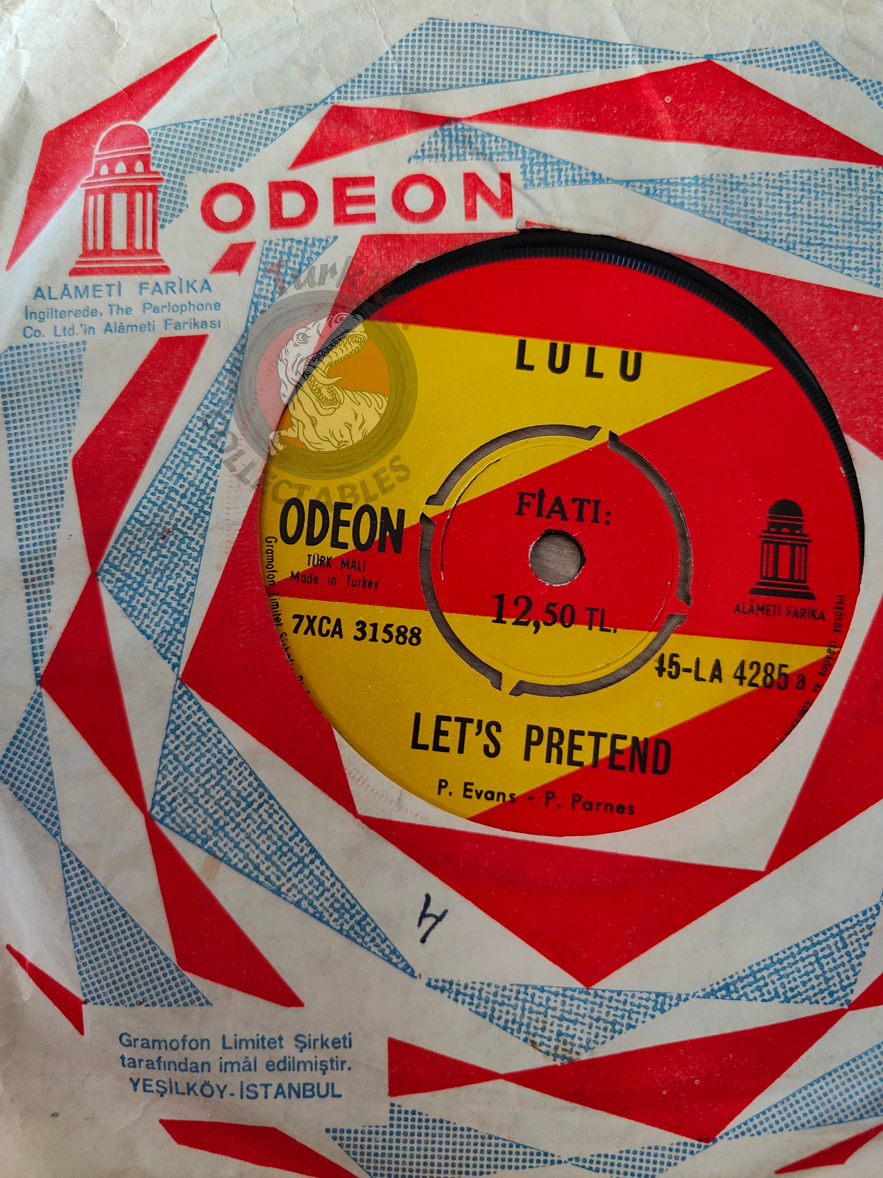 Lulu – To Sir With Love 7" Turkish Pressing Vinyl Turkey Edition