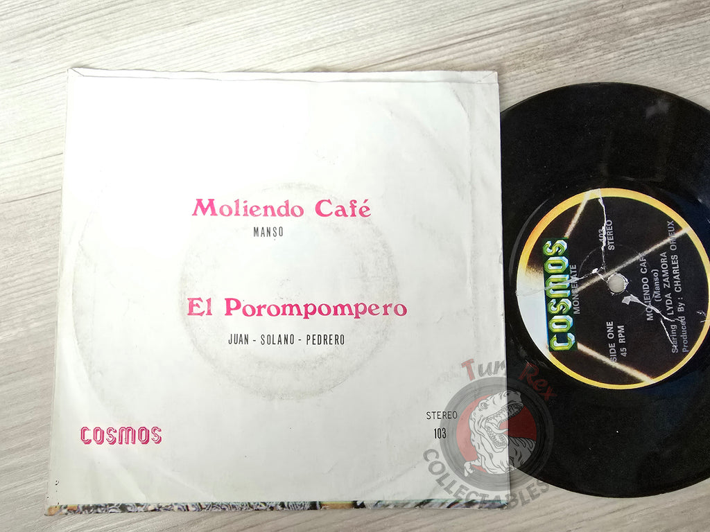 Monserate Starring Lyda Zamora – Moliendo Café 7" Turkish Pressing Vinyl Turkey Edition