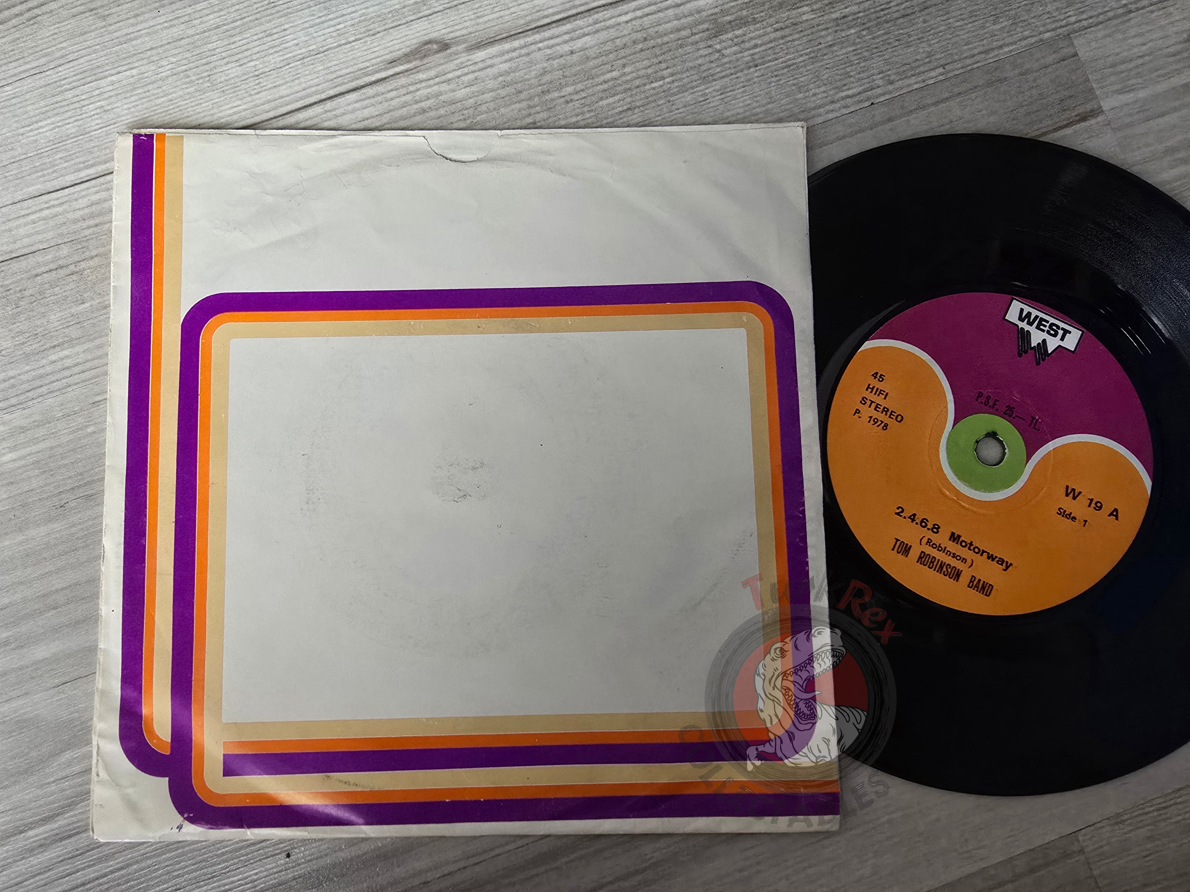 Tom Robinson Band – 2-4-6-8 Motorway 7" Turkish Pressing Vinyl Turkey Edition