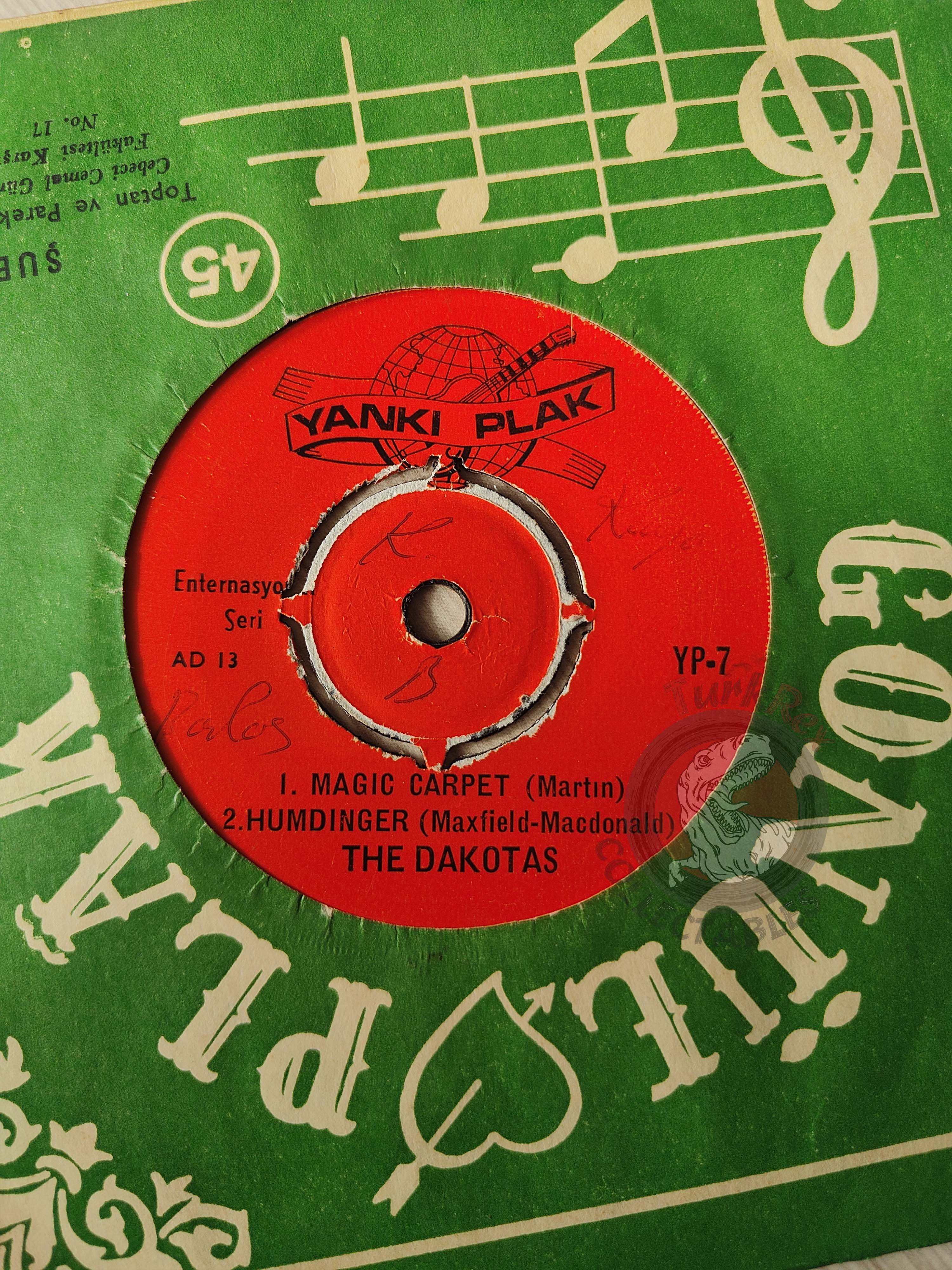 Brainbox & The Dakotas – Down Man 7"  Turkish Pressing Vinyl Turkey Edition