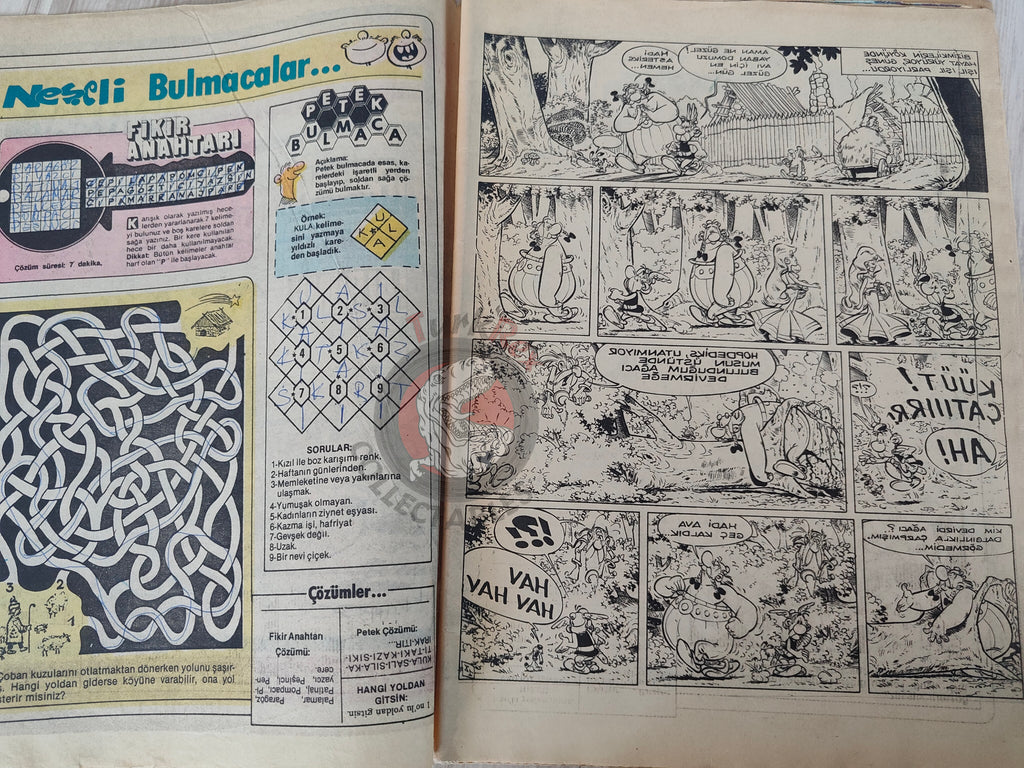 Asterix – Asterix the Legionary 80s Turkish Edition Comic Turkey