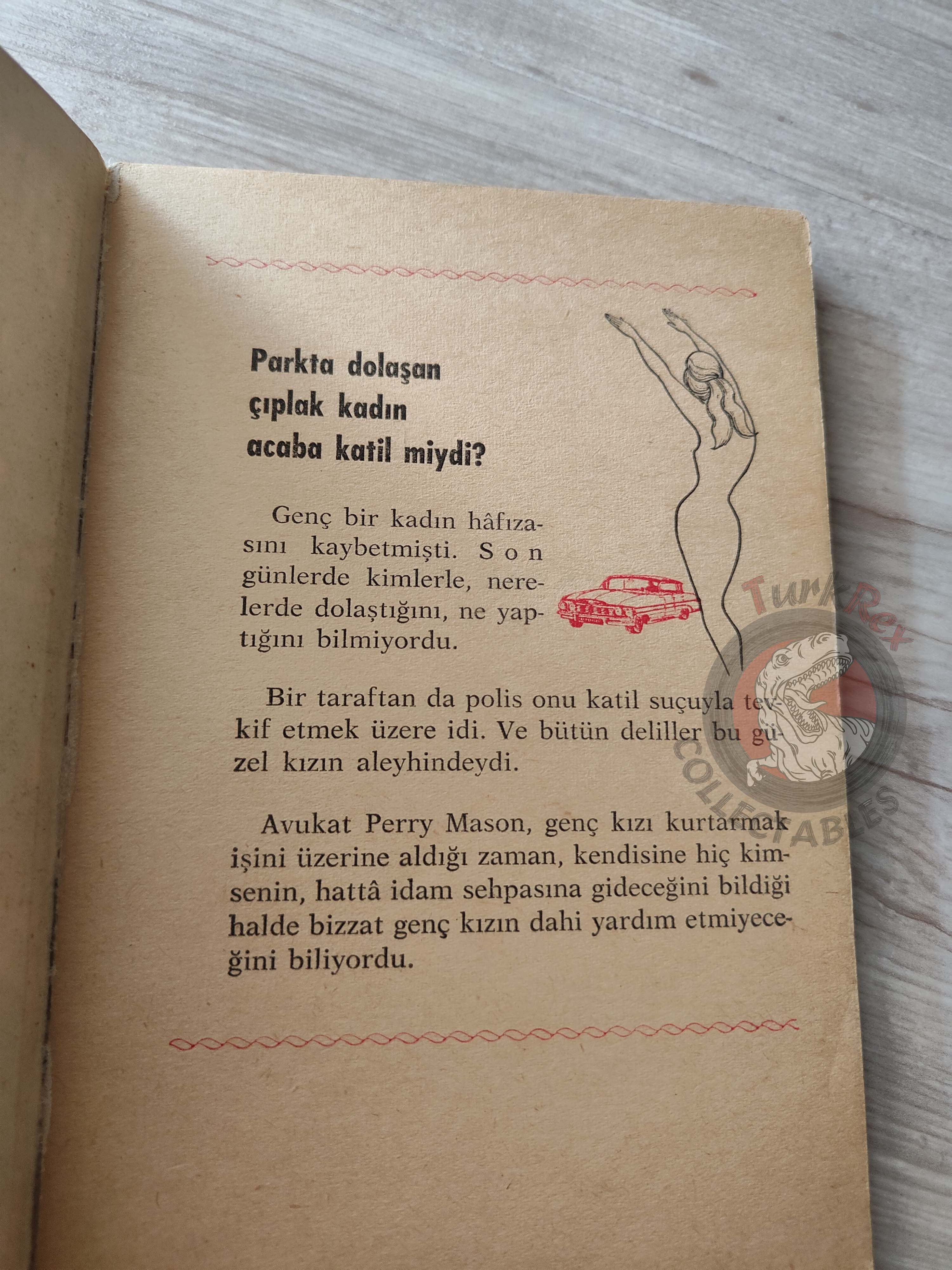 Erle Stanley Gardner – The Case of the Glamorous Ghost 1963 Turkish Book Turkey