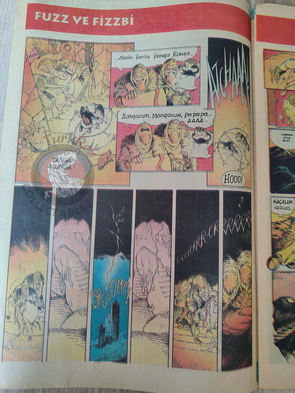 Fuzz et Fizzbi #2 1990s Turkish Comic Turkey Newspaper Giveaway