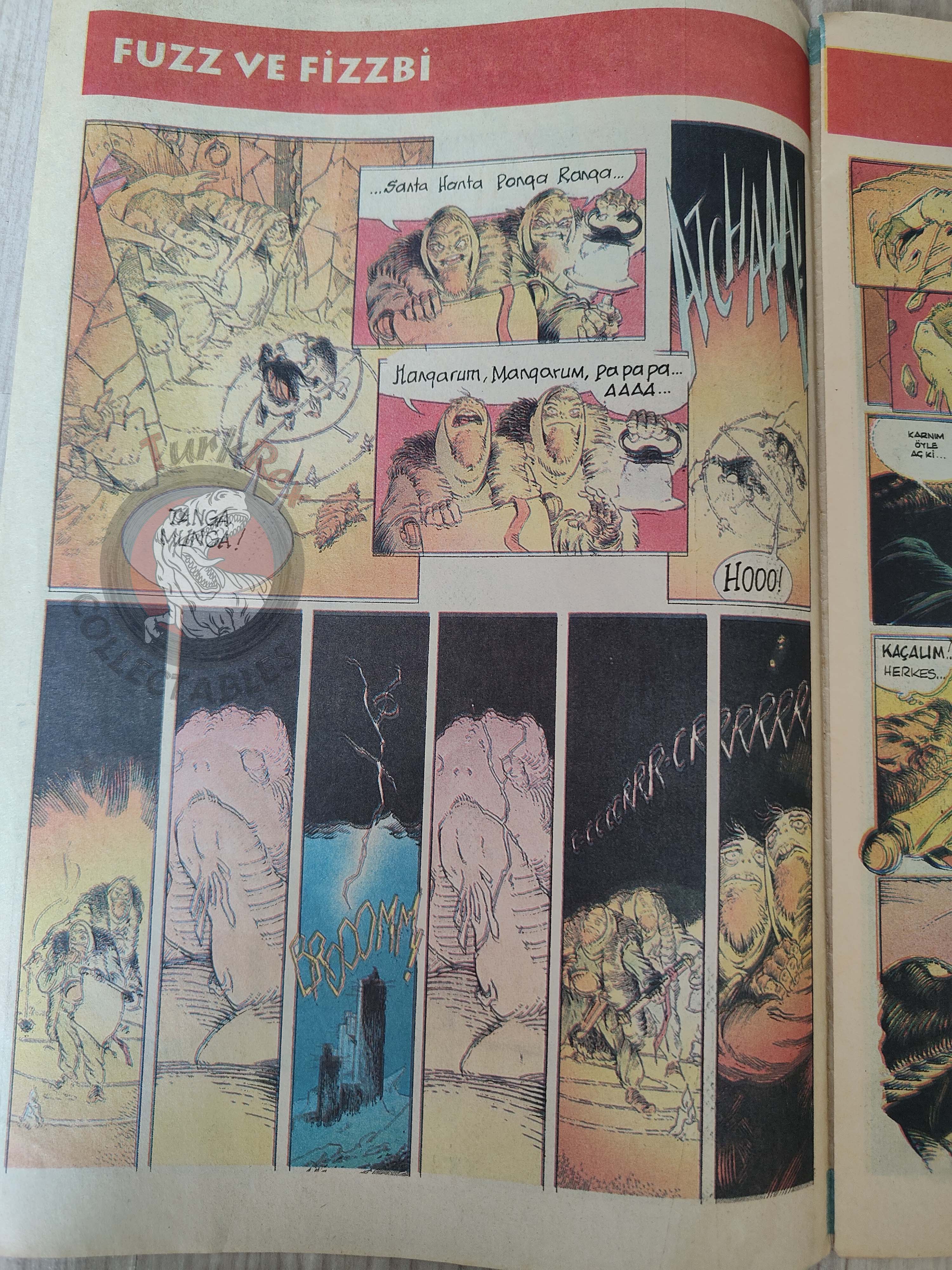 Fuzz et Fizzbi #2 1990s Turkish Comic Turkey Newspaper Giveaway