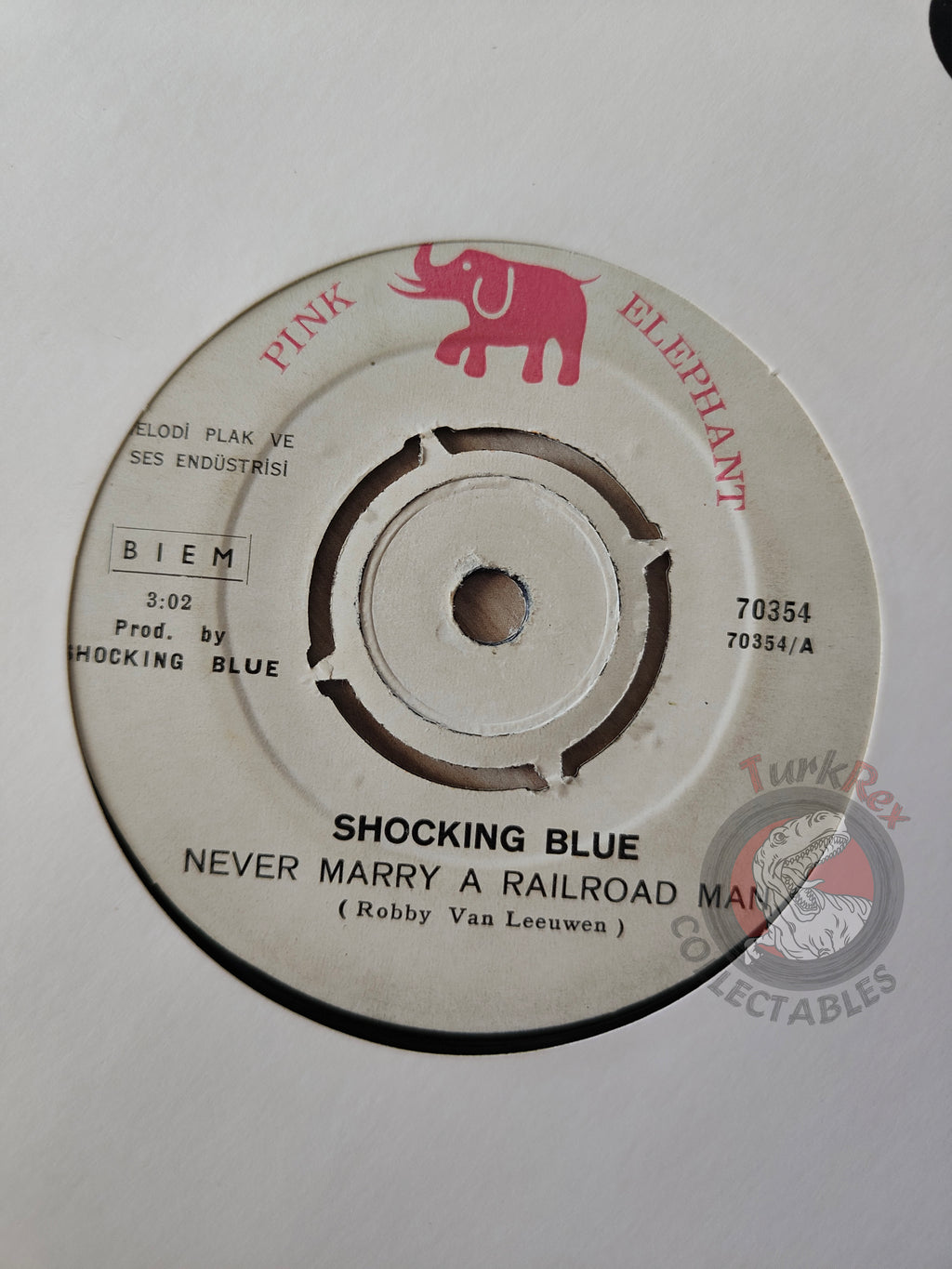 Shocking Blue – Never Marry A Railroad Man 7" Turkish Pressing Vinyl Turkey Edition 2