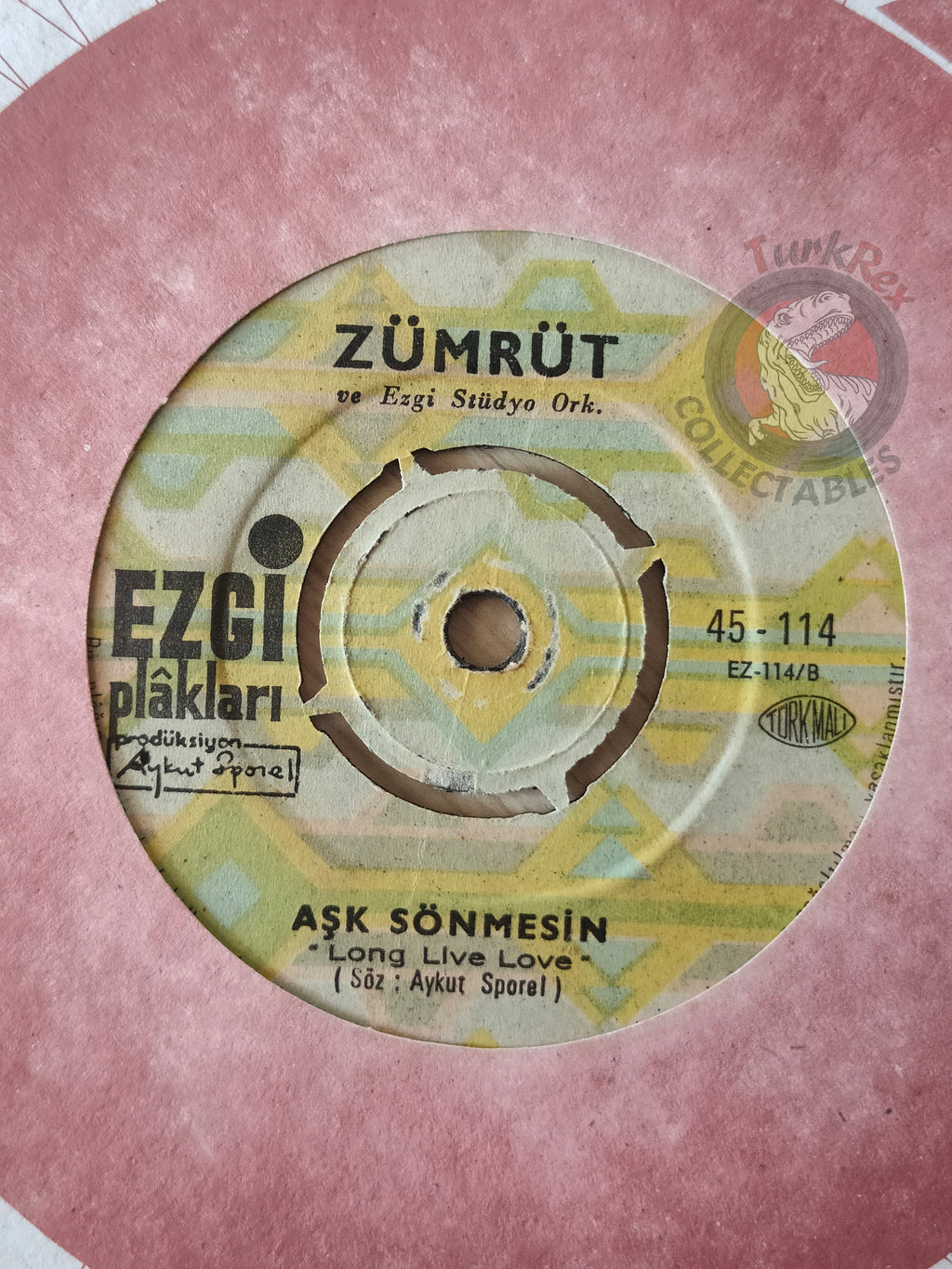 Zümrüt – Bu Benim Şarkım (This Is My Song) 7" Turkish Pressing Vinyl Turkey Edition