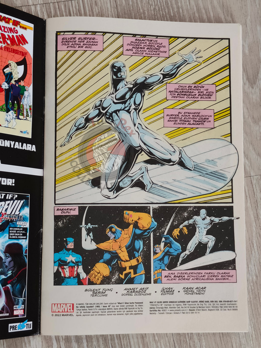 What If… Silver Surfer Possessed the Infinity Gauntlet? #49 Turkish Comic Turkey