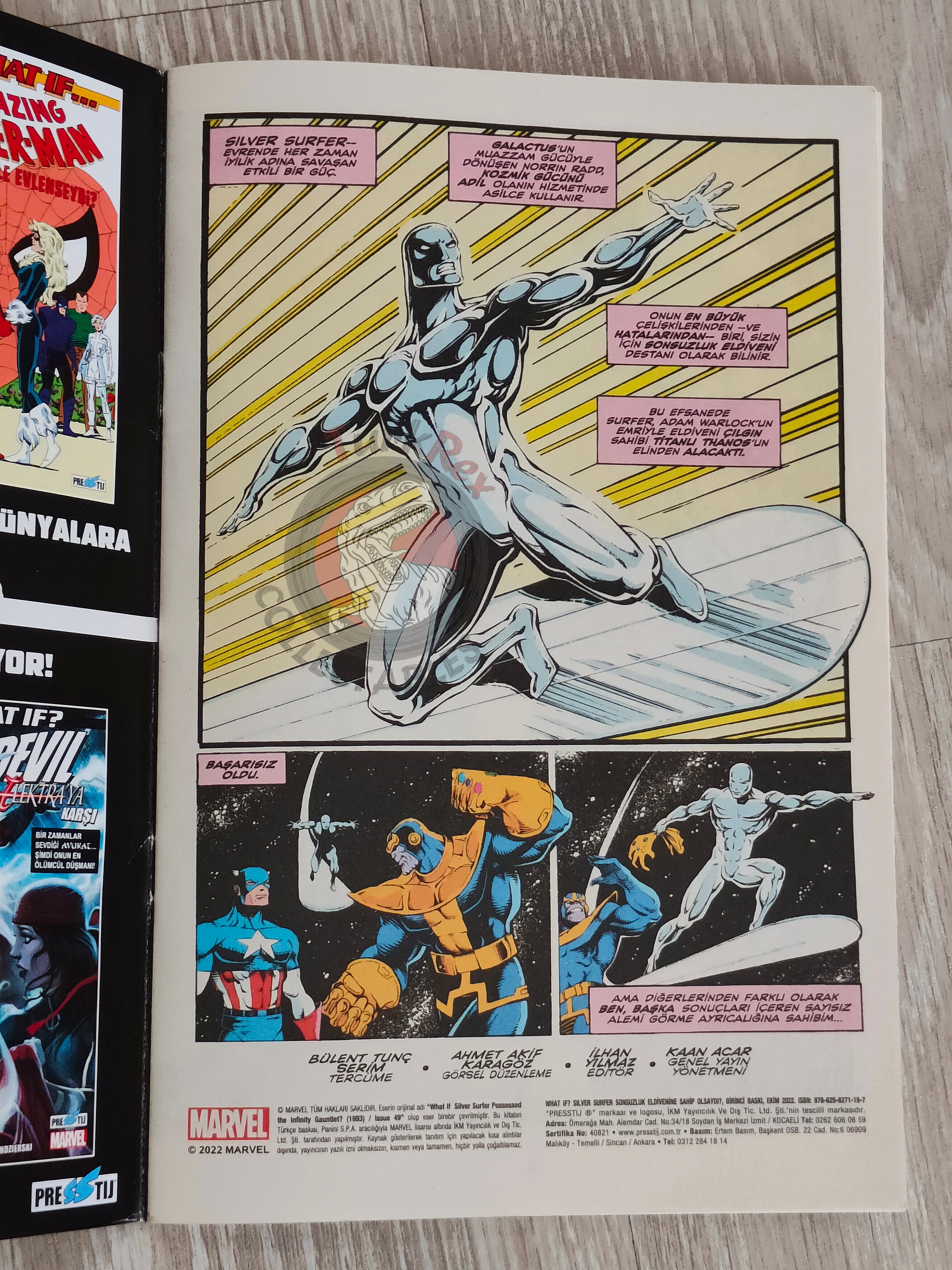 What If… Silver Surfer Possessed the Infinity Gauntlet? #49 Turkish Comic Turkey