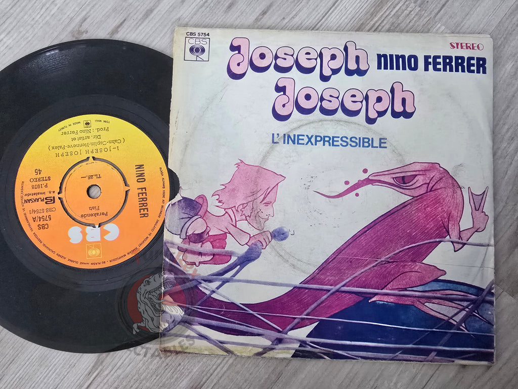 Nino Ferrer – Joseph Joseph 7" Turkish Pressing Vinyl Turkey Edition