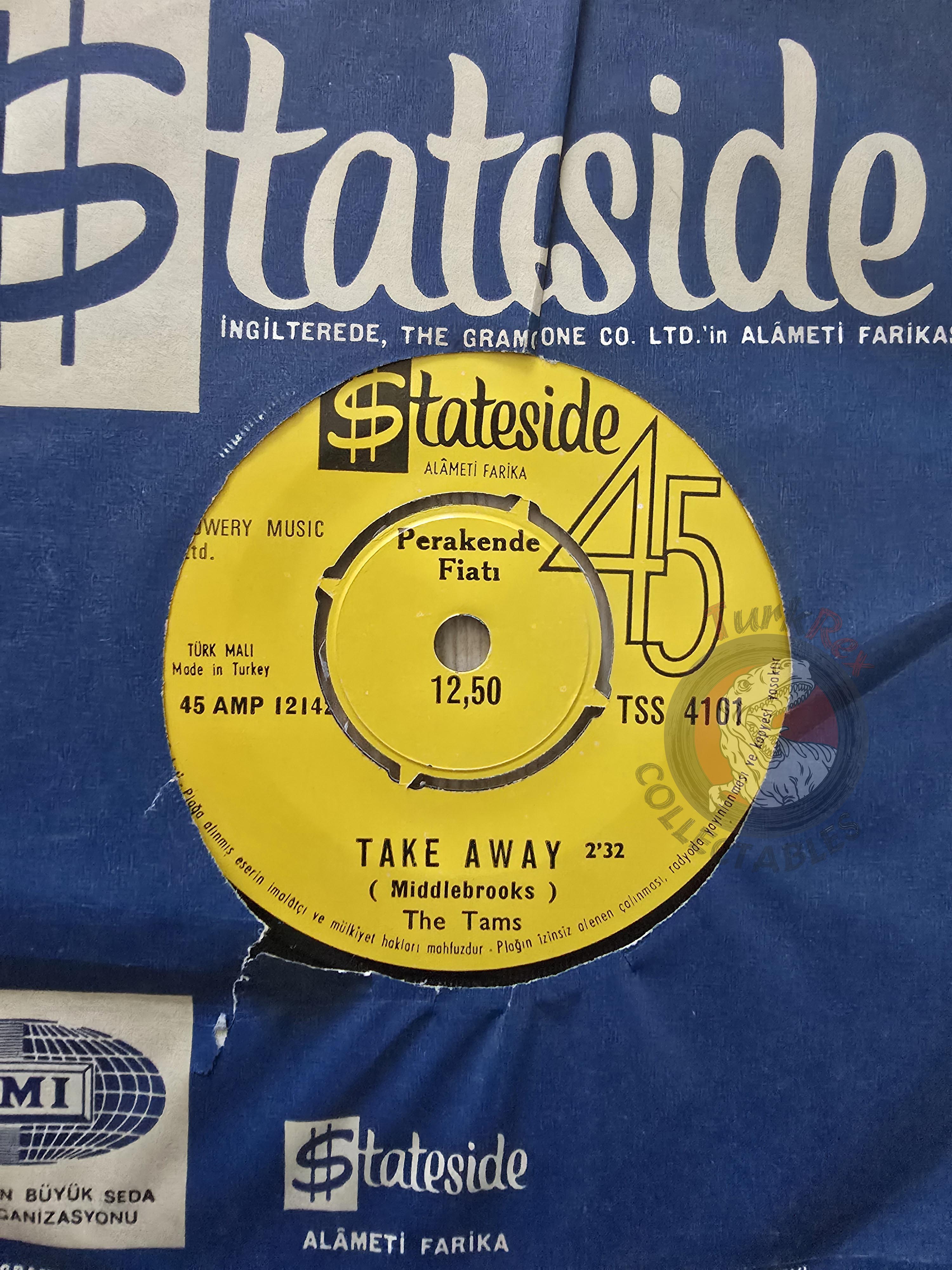 The Tams – Hey Girl Don't Bother Me 7" Turkish Pressing Vinyl Turkey Edition
