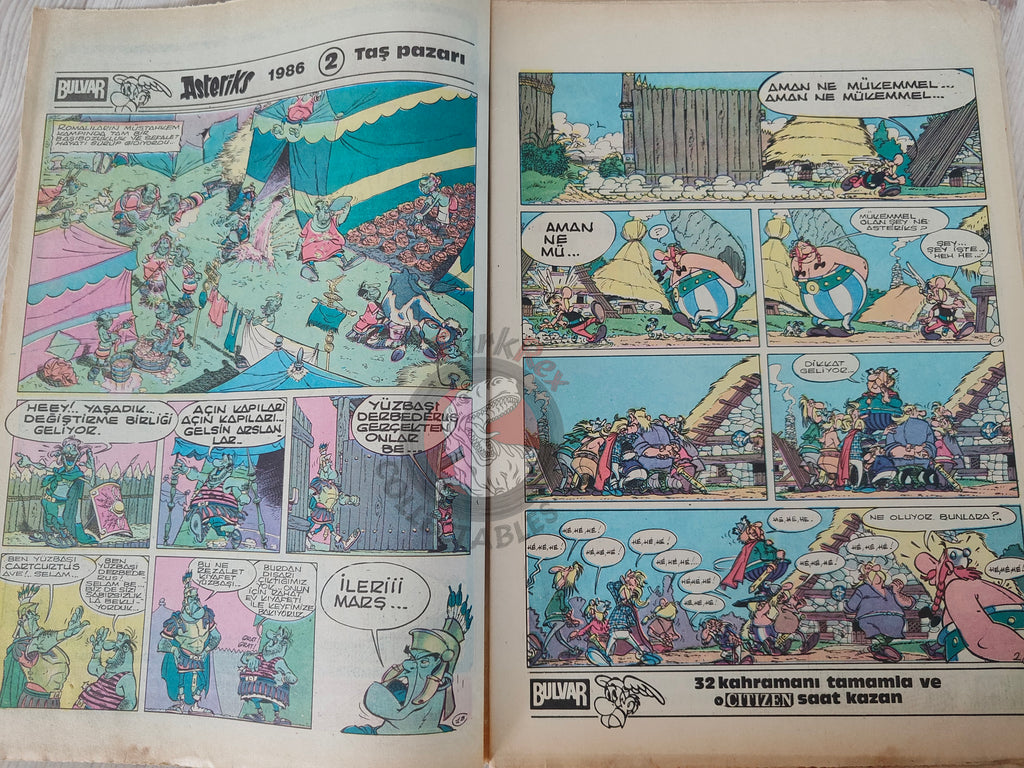 Asterix – Obelix and Co 1986 Turkish Edition Comic Turkey 2