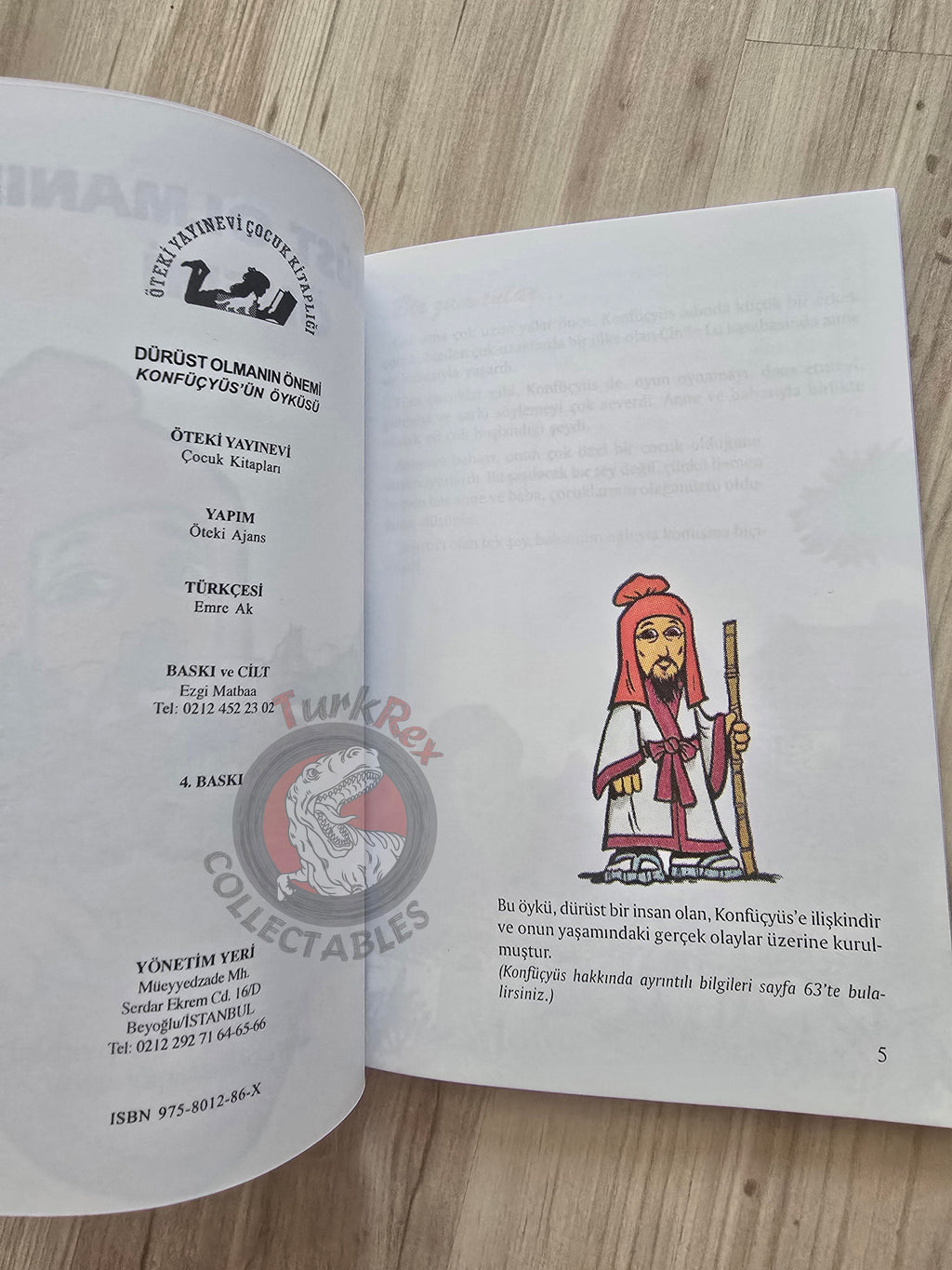 Ann Donegan Johnson – The Value of Honesty: The Story of Confucius Turkish Book Turkey