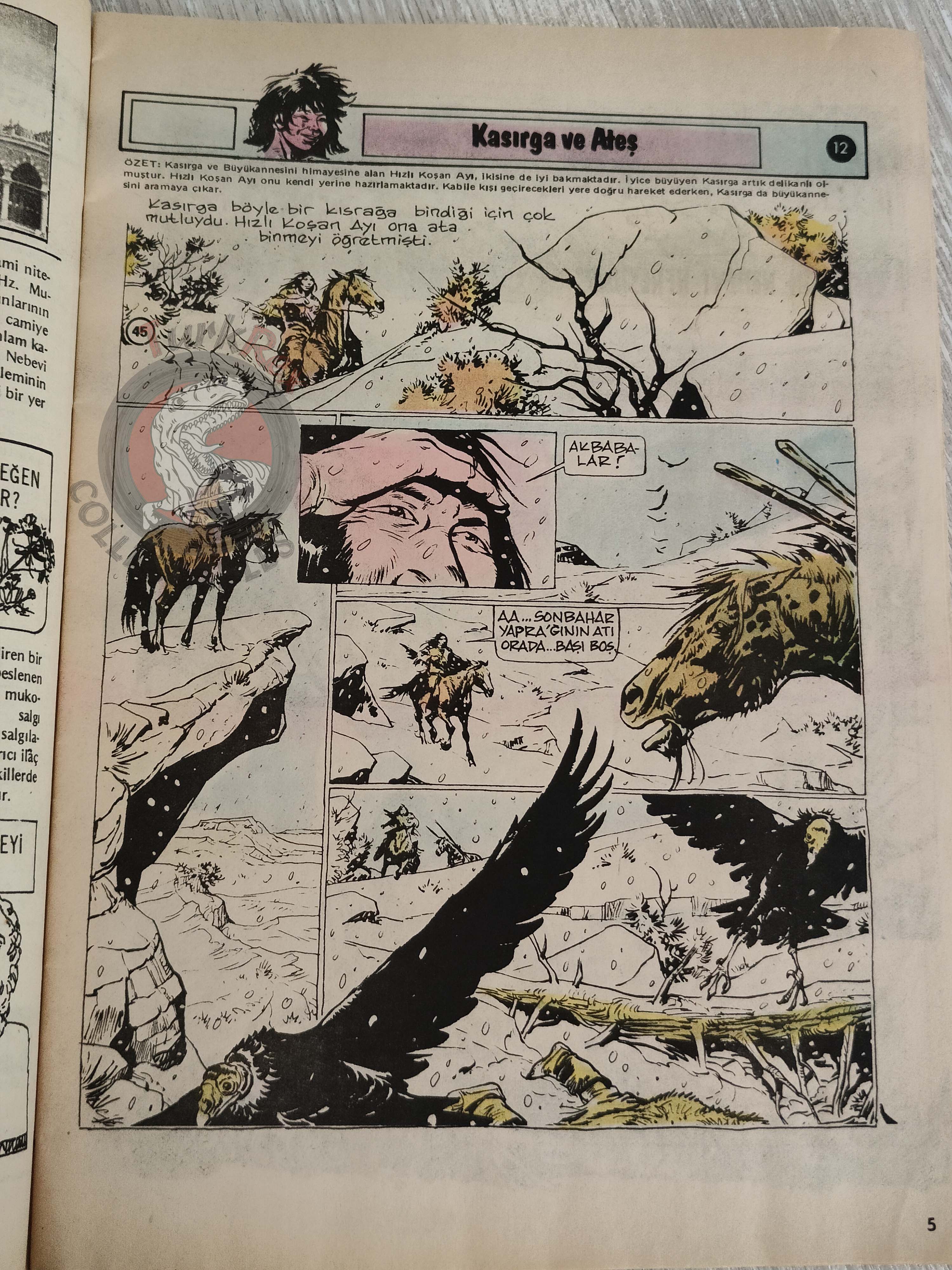Tercüman Çocuk #27 1983 Turkish Comic Turkey Star Wars #48 Les Tuniques Bleues Derib