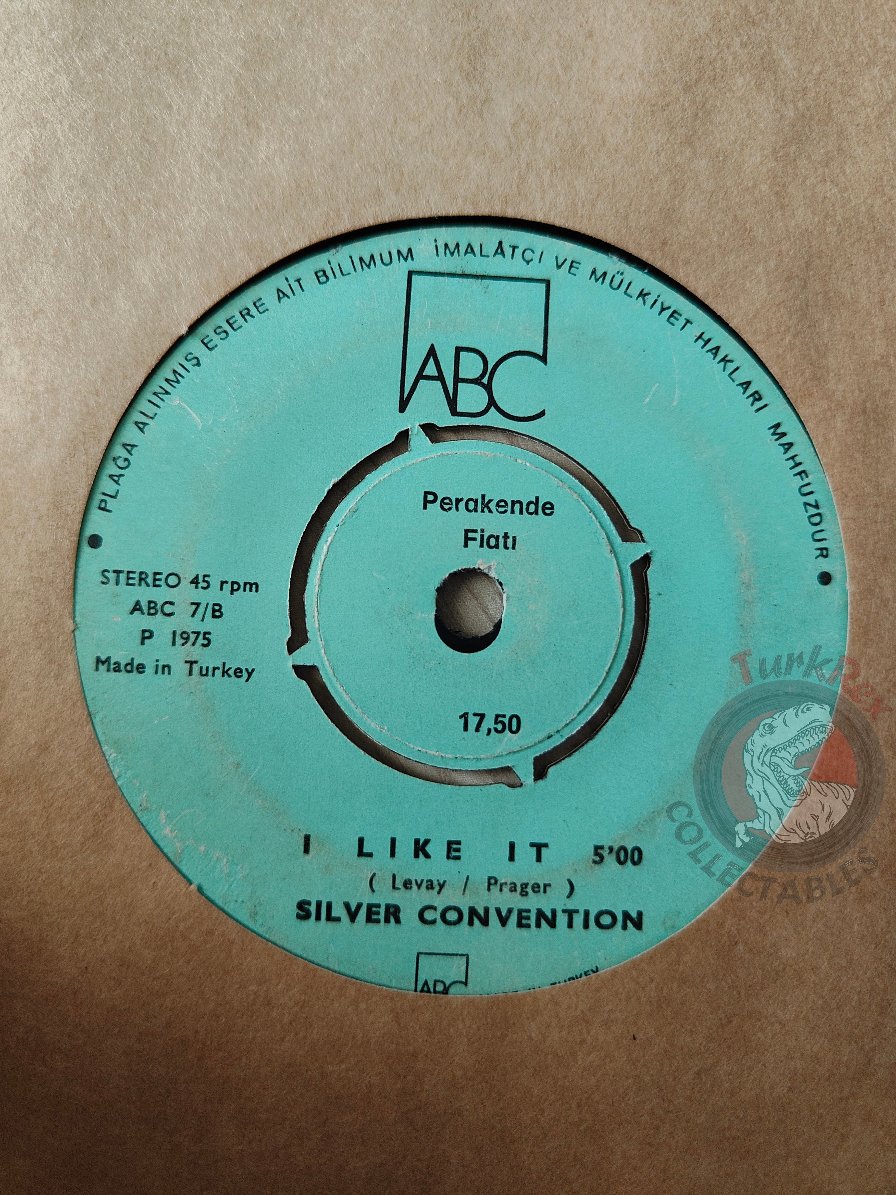 Silver Convention – Always Another Girl 7" Turkish Pressing Vinyl Turkey Edition