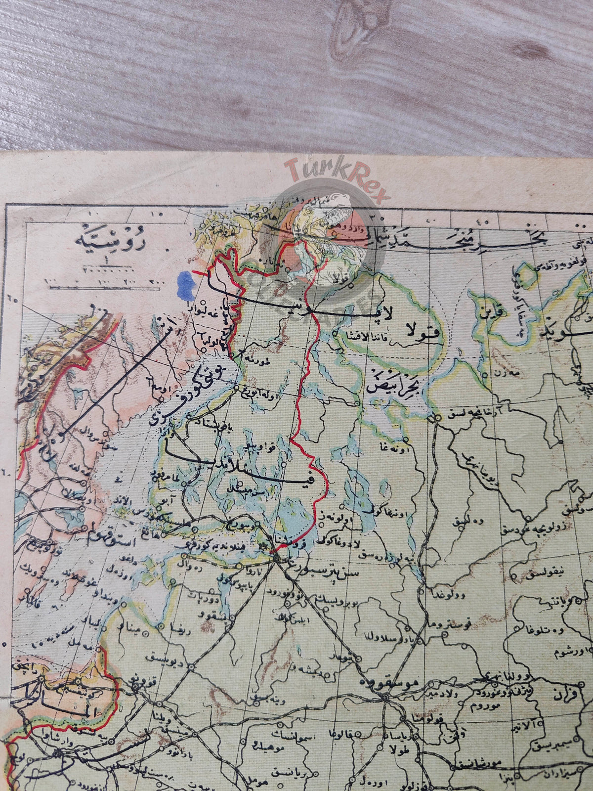 Russia 1906 Ottoman Atlas Map Empire Finland Black Sea Georgia