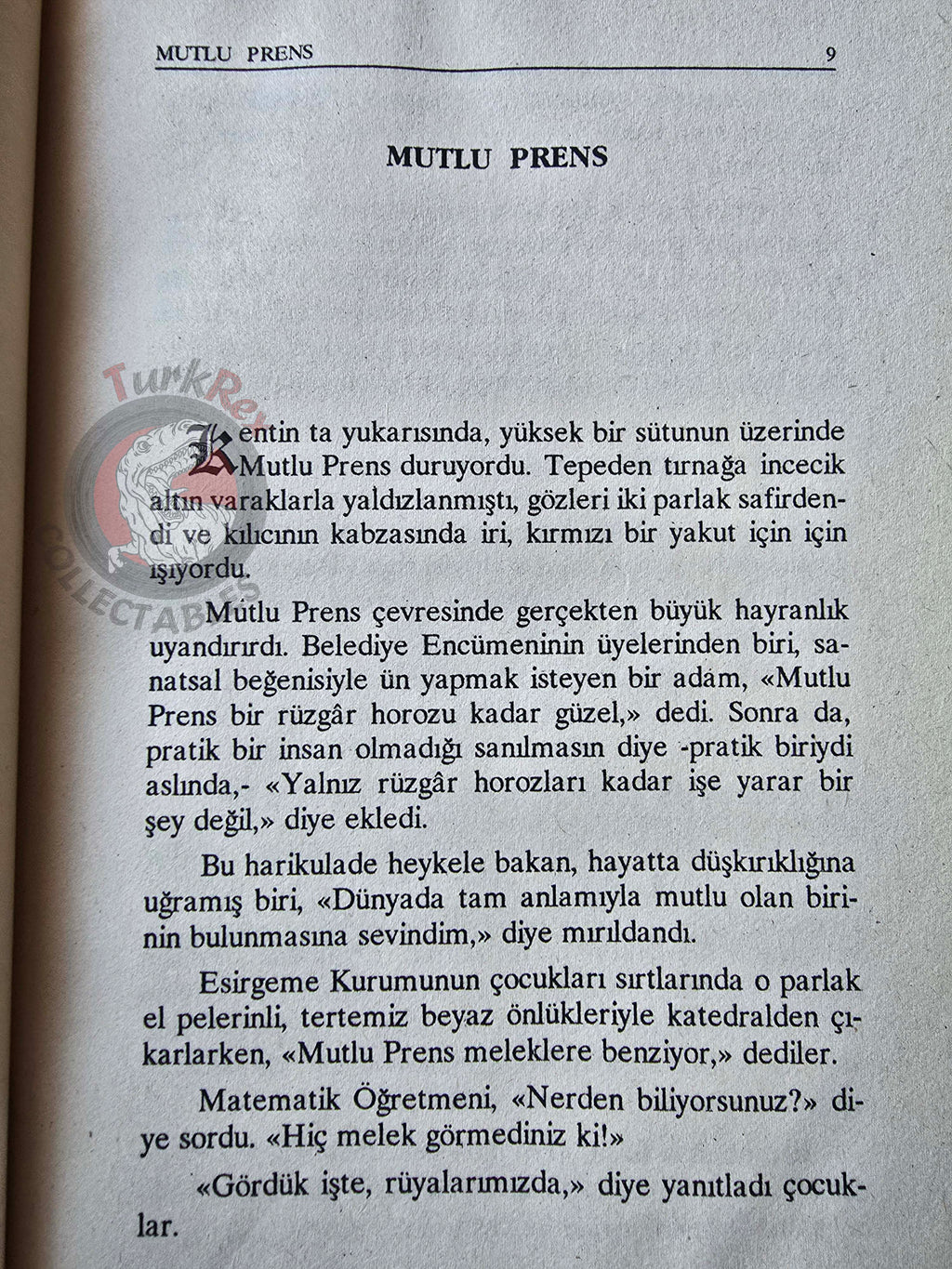 Oscar Wilde – The Happy Prince 1992 Turkish Book Turkey