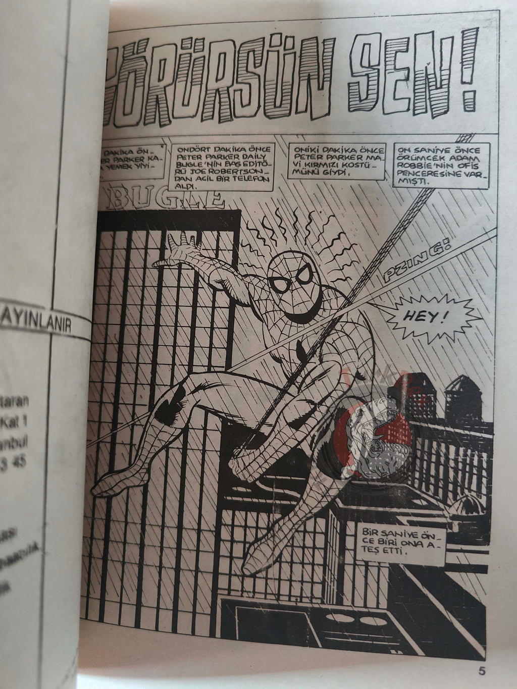 Spider-Man #109 1989 Turkish Comic Turkey Spectacular #139 #140 #141 #142