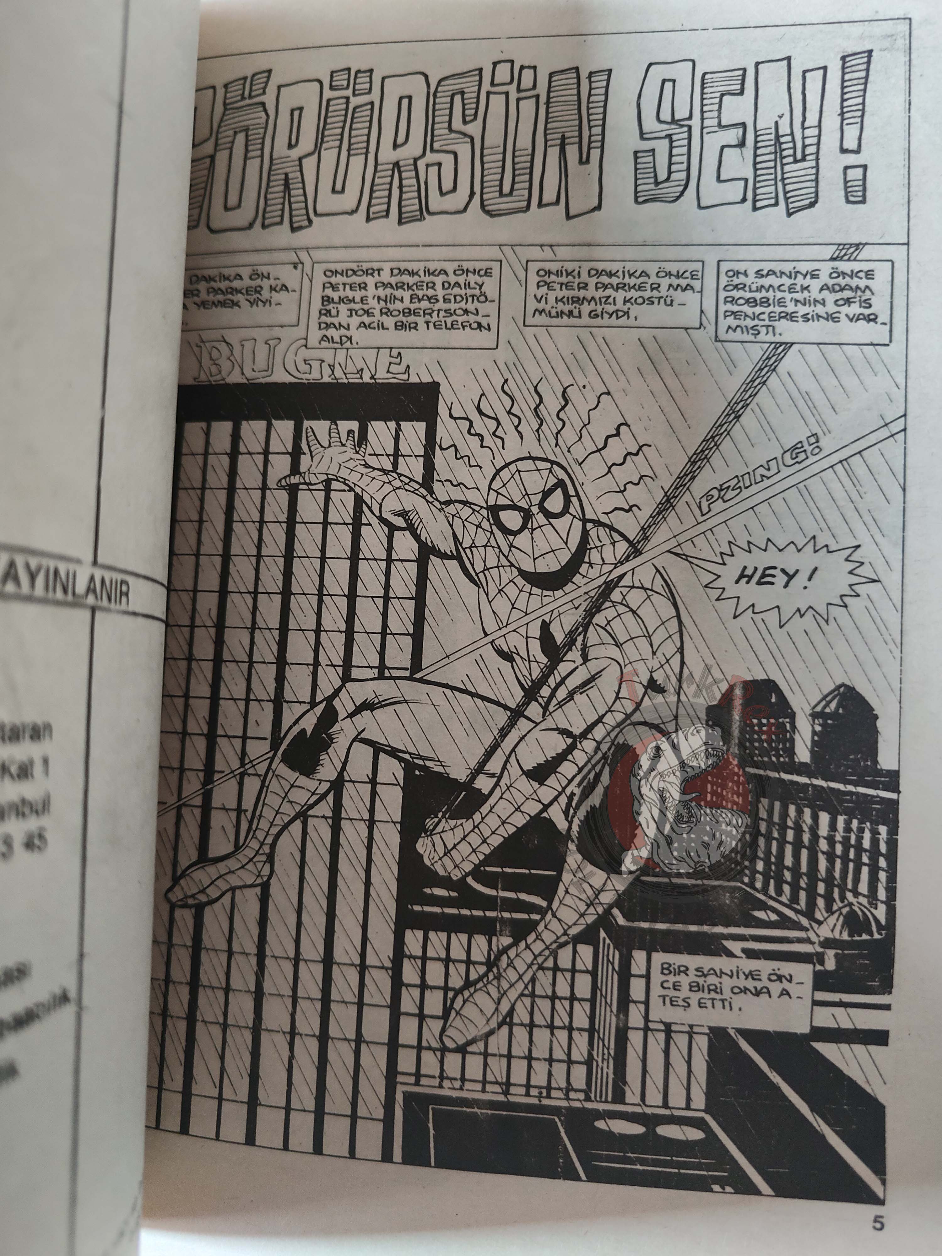 Spider-Man #109 1989 Turkish Comic Turkey Spectacular #139 #140 #141 #142