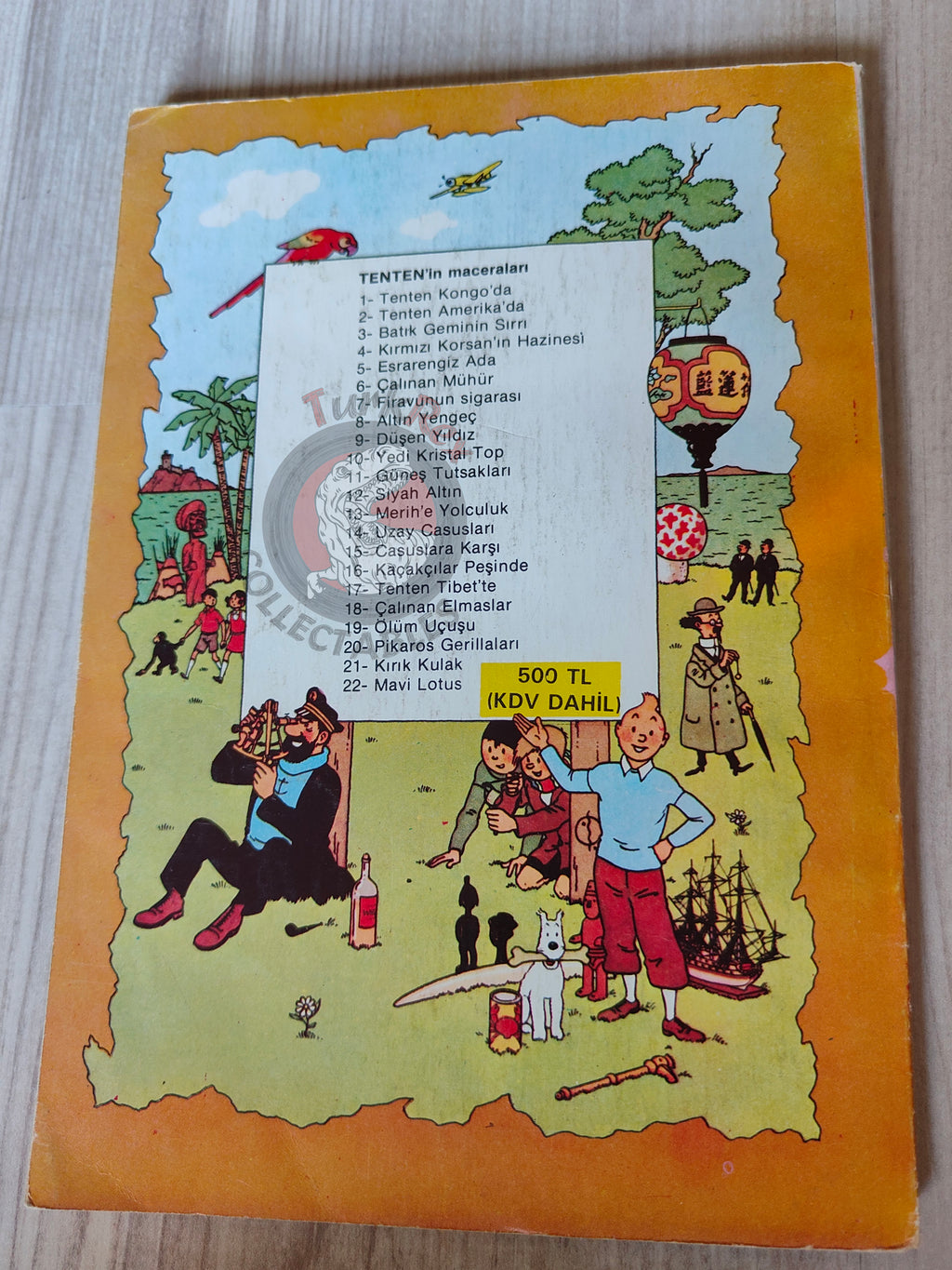 Tintin – Explorers on the Moon mid 1980s Turkish Edition Comic Turkey 1