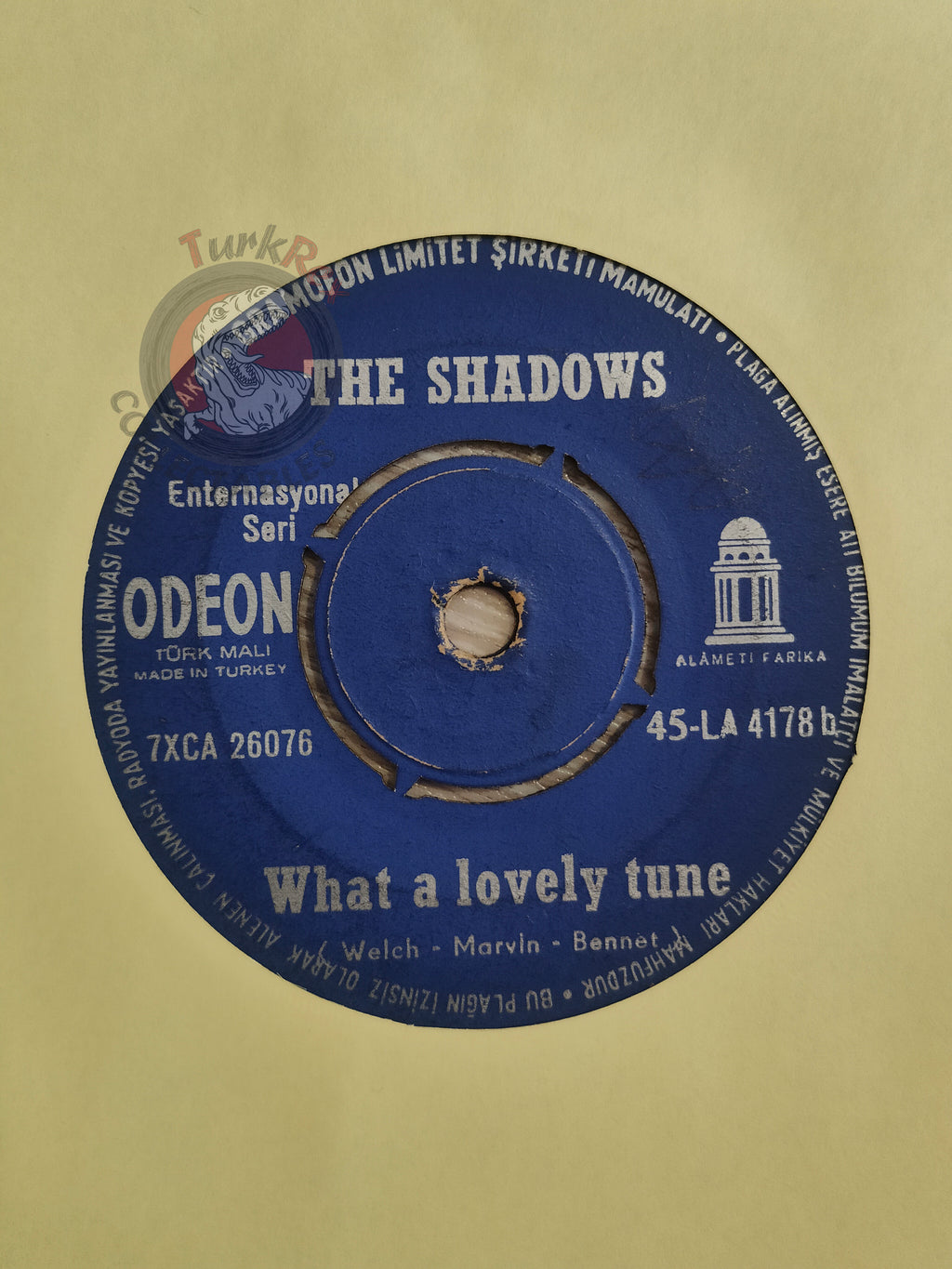The Shadows – Guitar Tango 7" Turkish Pressing Vinyl Turkey Edition