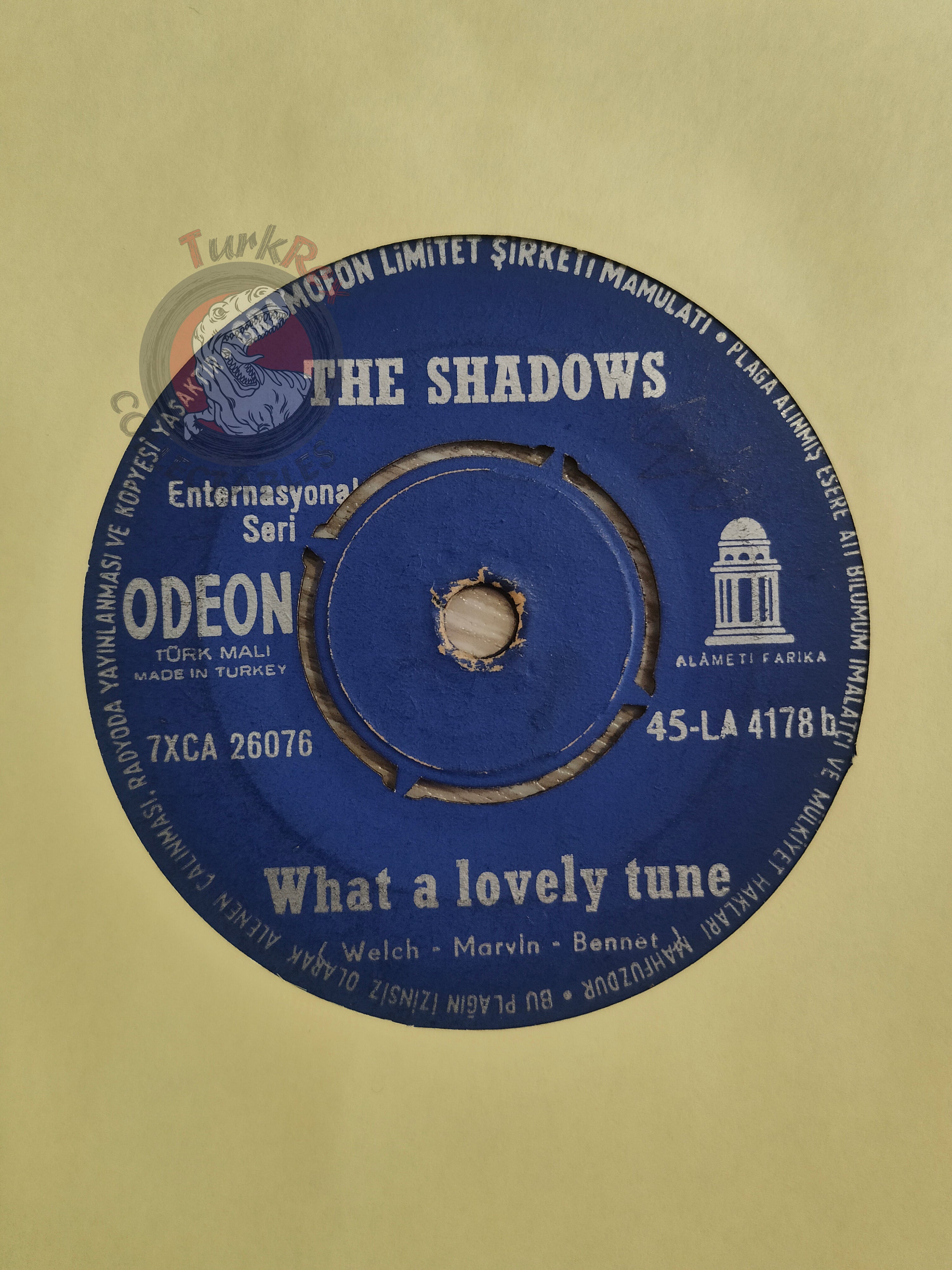 The Shadows – Guitar Tango 7" Turkish Pressing Vinyl Turkey Edition