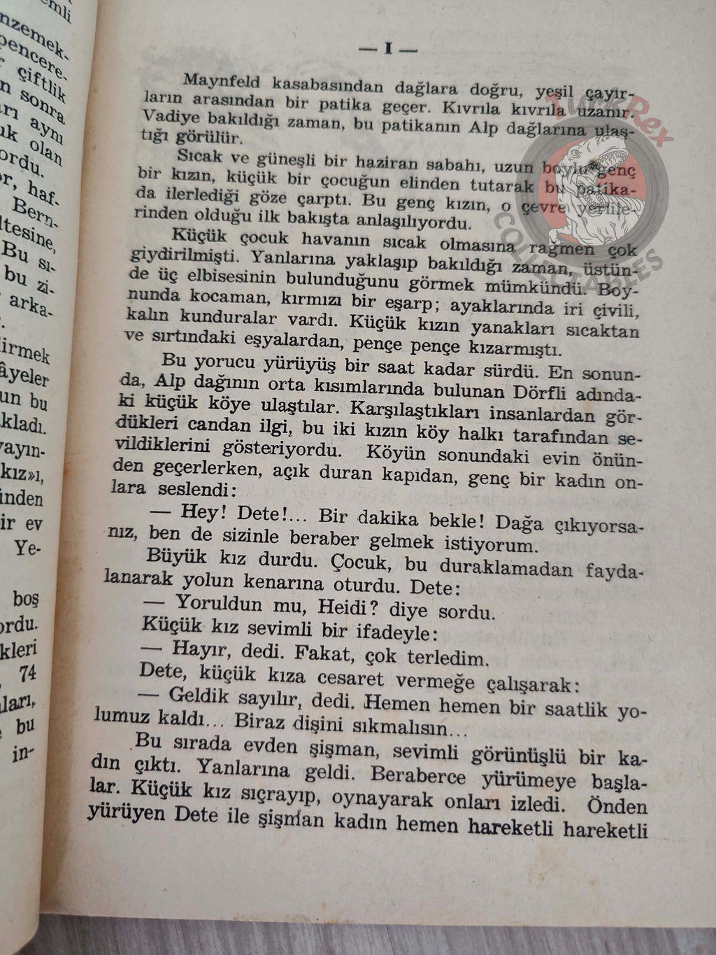 Johanna Spyri – Heidi 1970 Turkish Book Turkey Illustrated