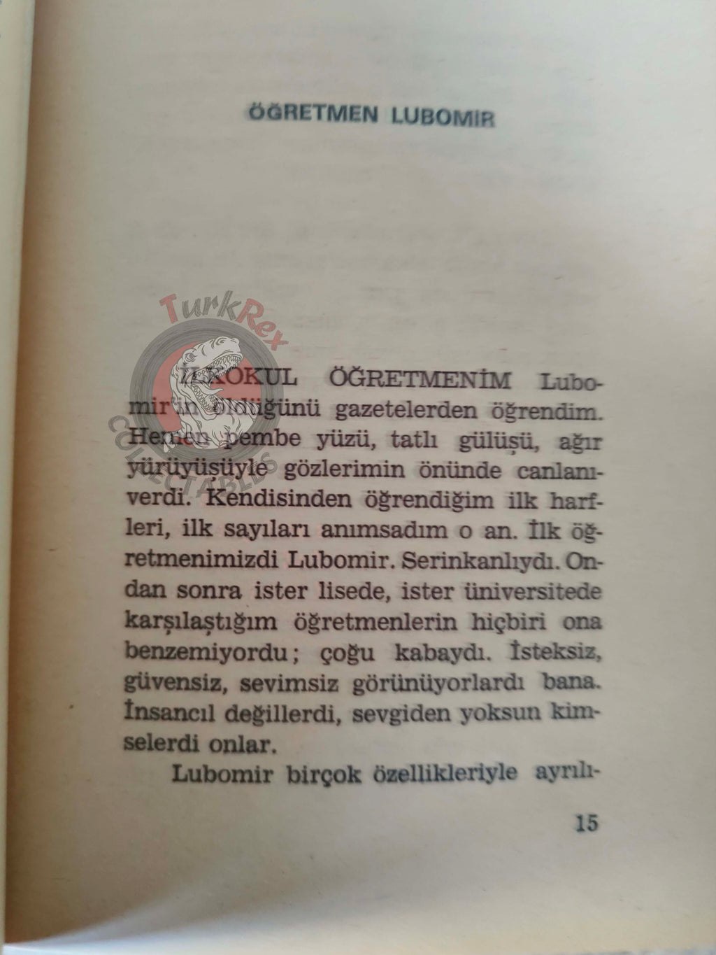 Ivo Andric – Teacher Ljubomir 1978 Turkish Book Turkey Illustrated