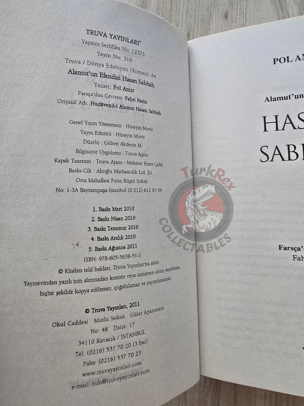 Pol Amir (Zebihullah Mansuri) – The Lord of Alamut: Hasan Sabbah Turkish Book Turkey