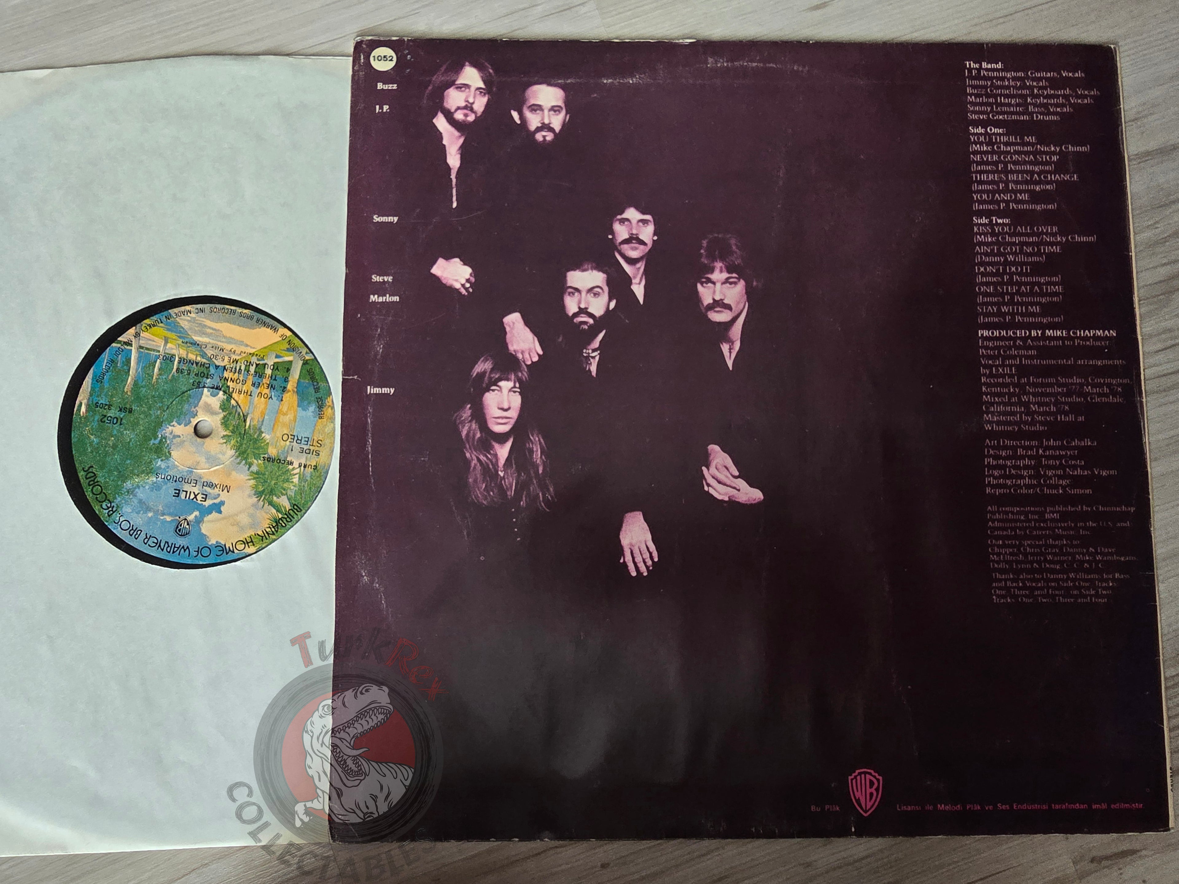 Exile – Mixed Emotions Turkish Pressing Vinyl Turkey Edition
