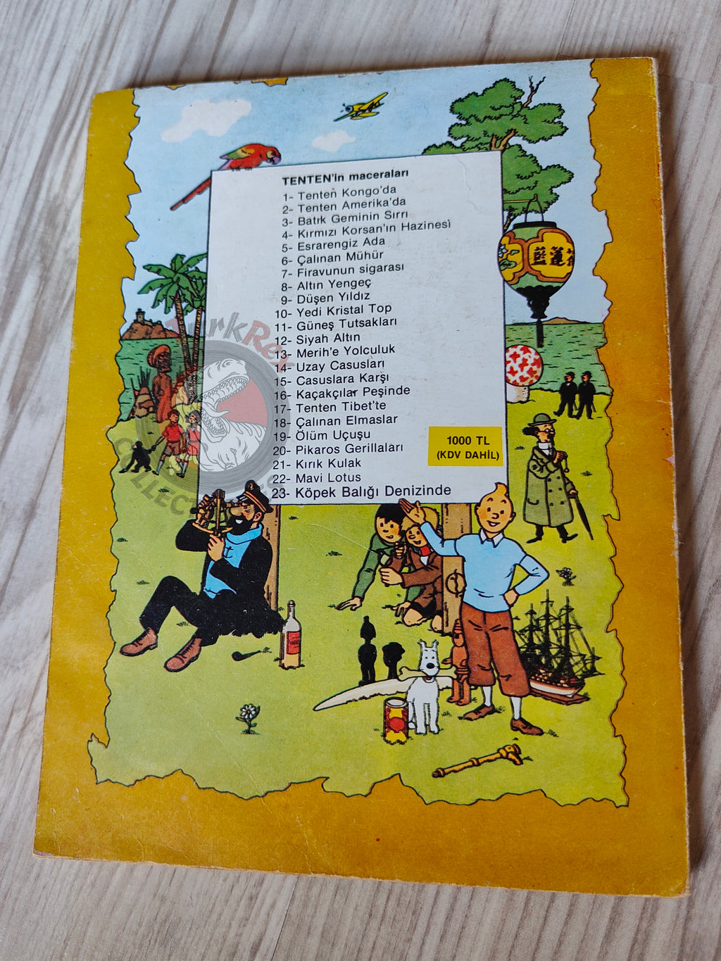 Tintin – The Secret of the Unicorn mid 1980s Turkish Edition Comic Turkey 2