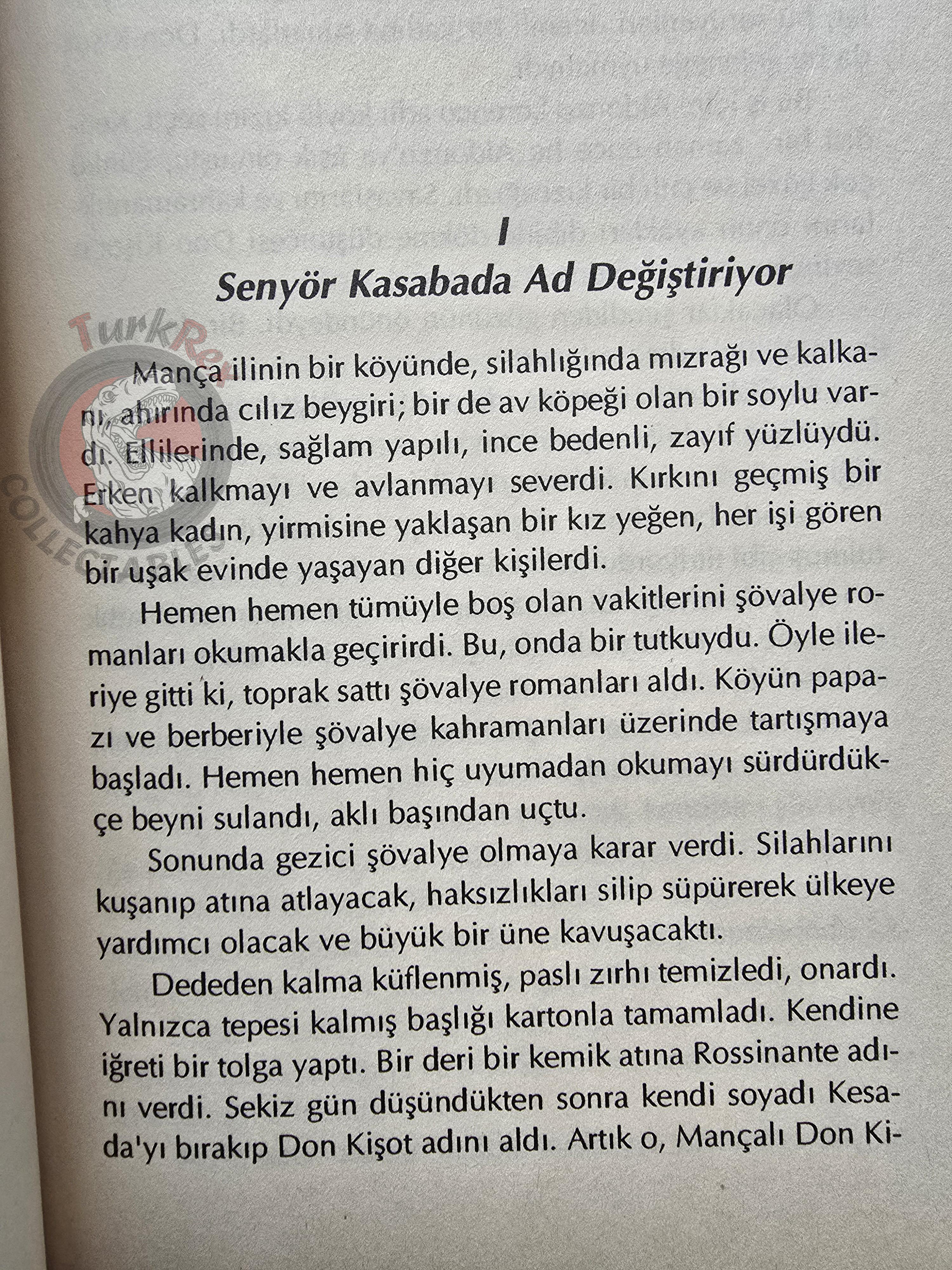 Miguel de Cervantes – Don Quixote 2002 Turkish Book Turkey