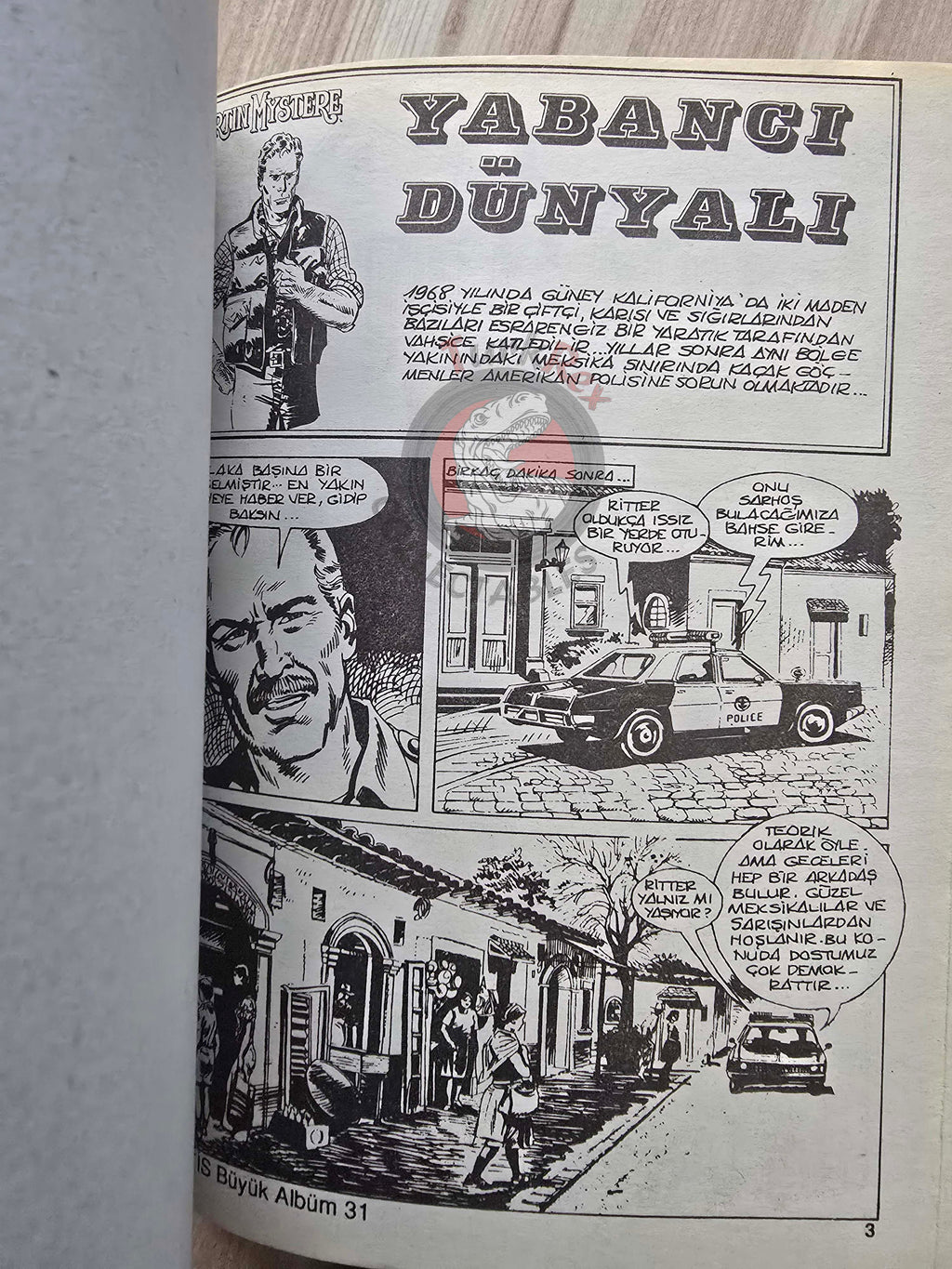 Martin Mystère #31 Il Piccolo Popolo 80s Turkish Comic Turkey #75 #76