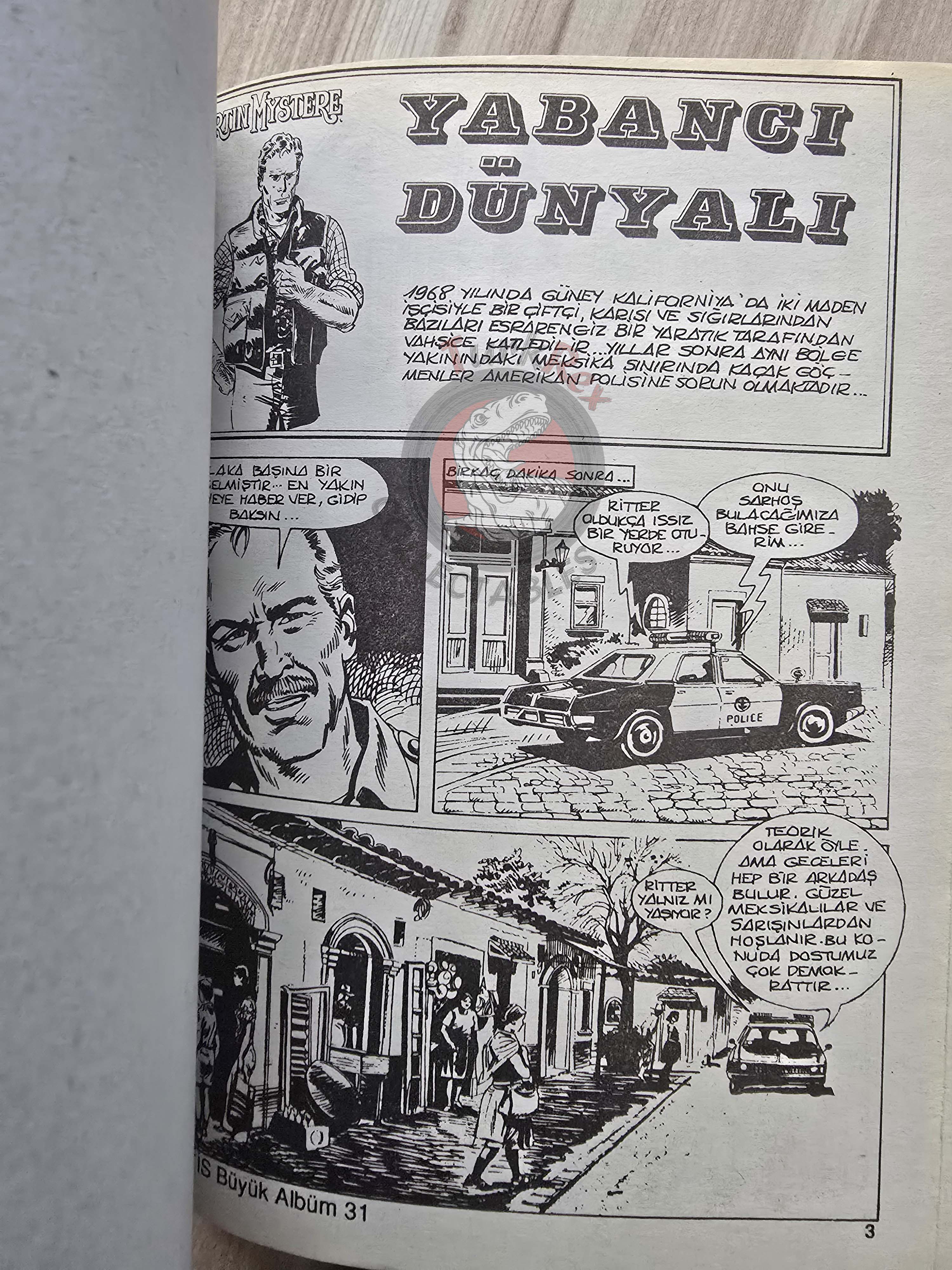 Martin Mystère #31 Il Piccolo Popolo 80s Turkish Comic Turkey #75 #76