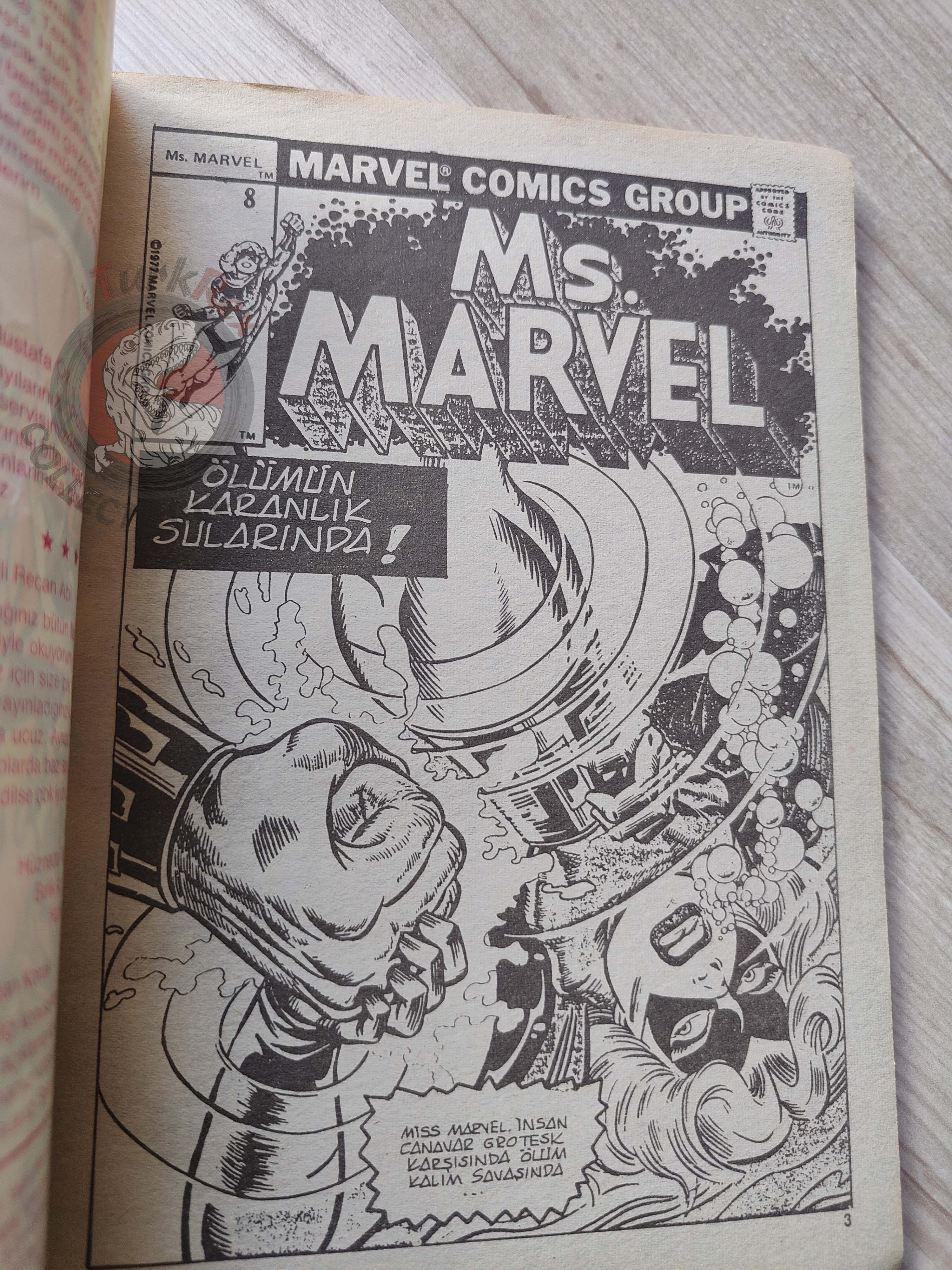Ms. Marvel #5 1988 Turkish Comic Turkey #8 The Avengers #41 #17