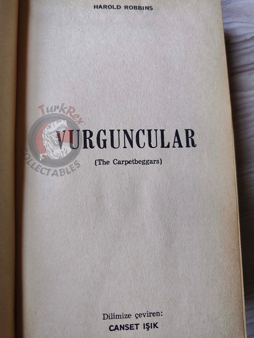 Harold Robbins – The Carpetbaggers  1974 Turkish Book Turkey
