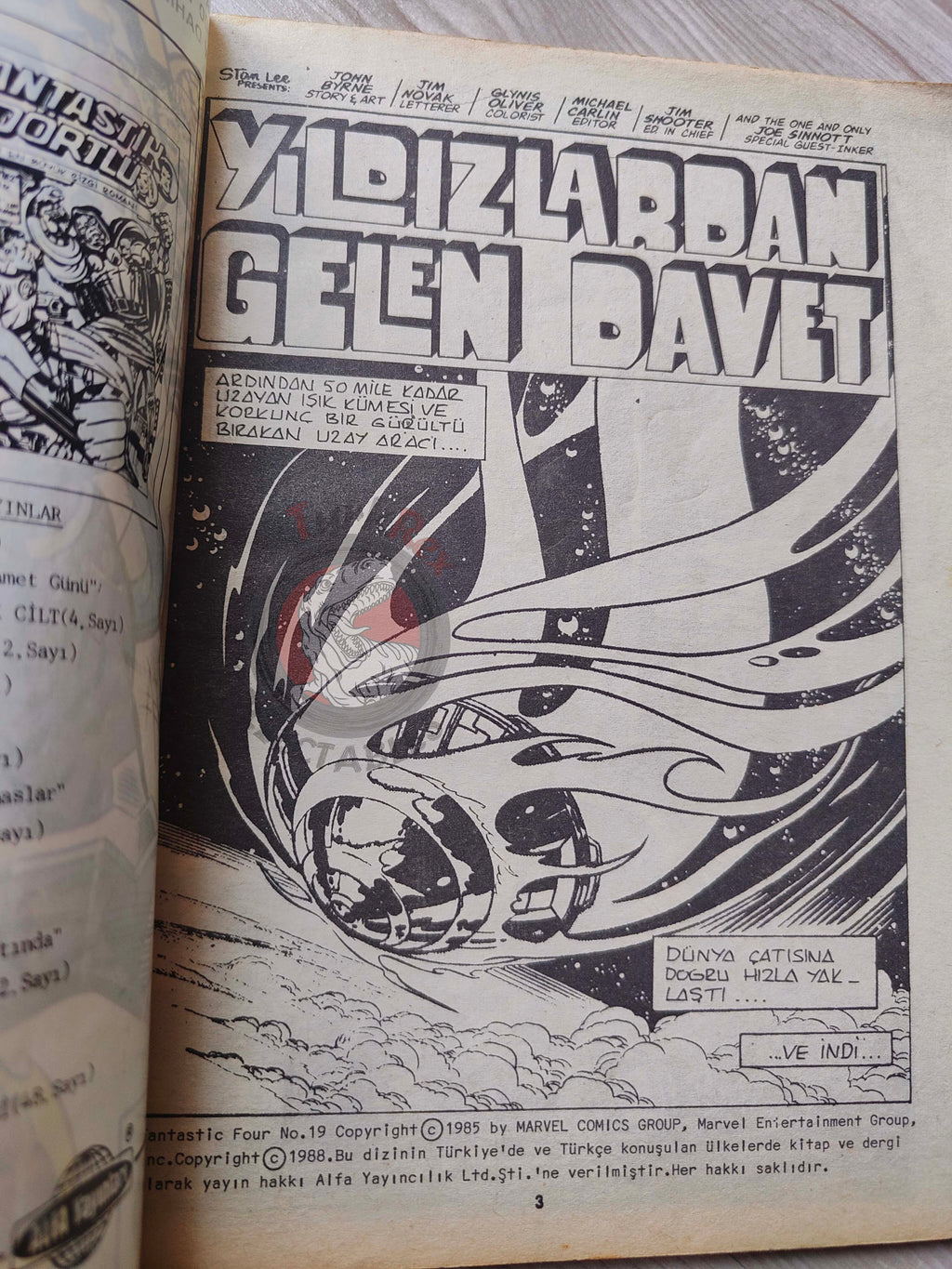 Fantastic Four #4 1988 Turkish Comic Turkey #19 #20