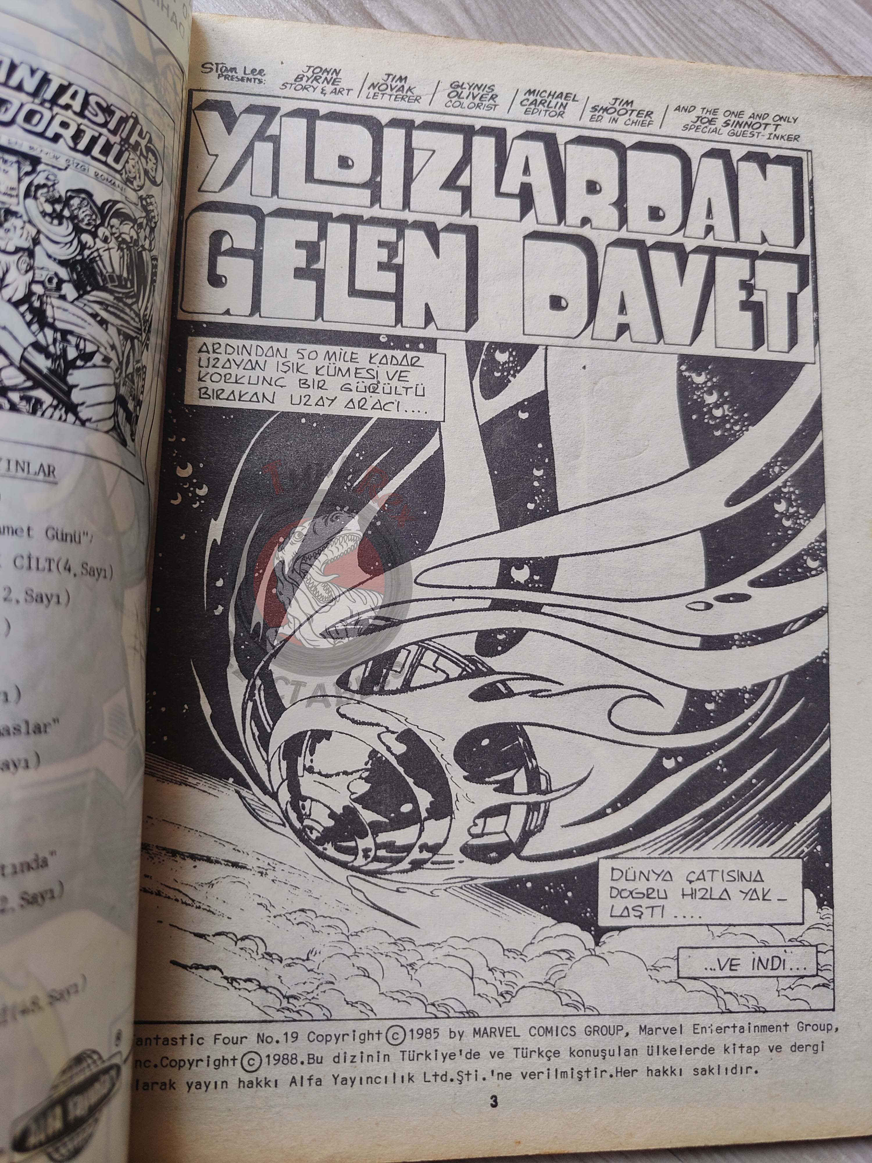 Fantastic Four #4 1988 Turkish Comic Turkey #19 #20