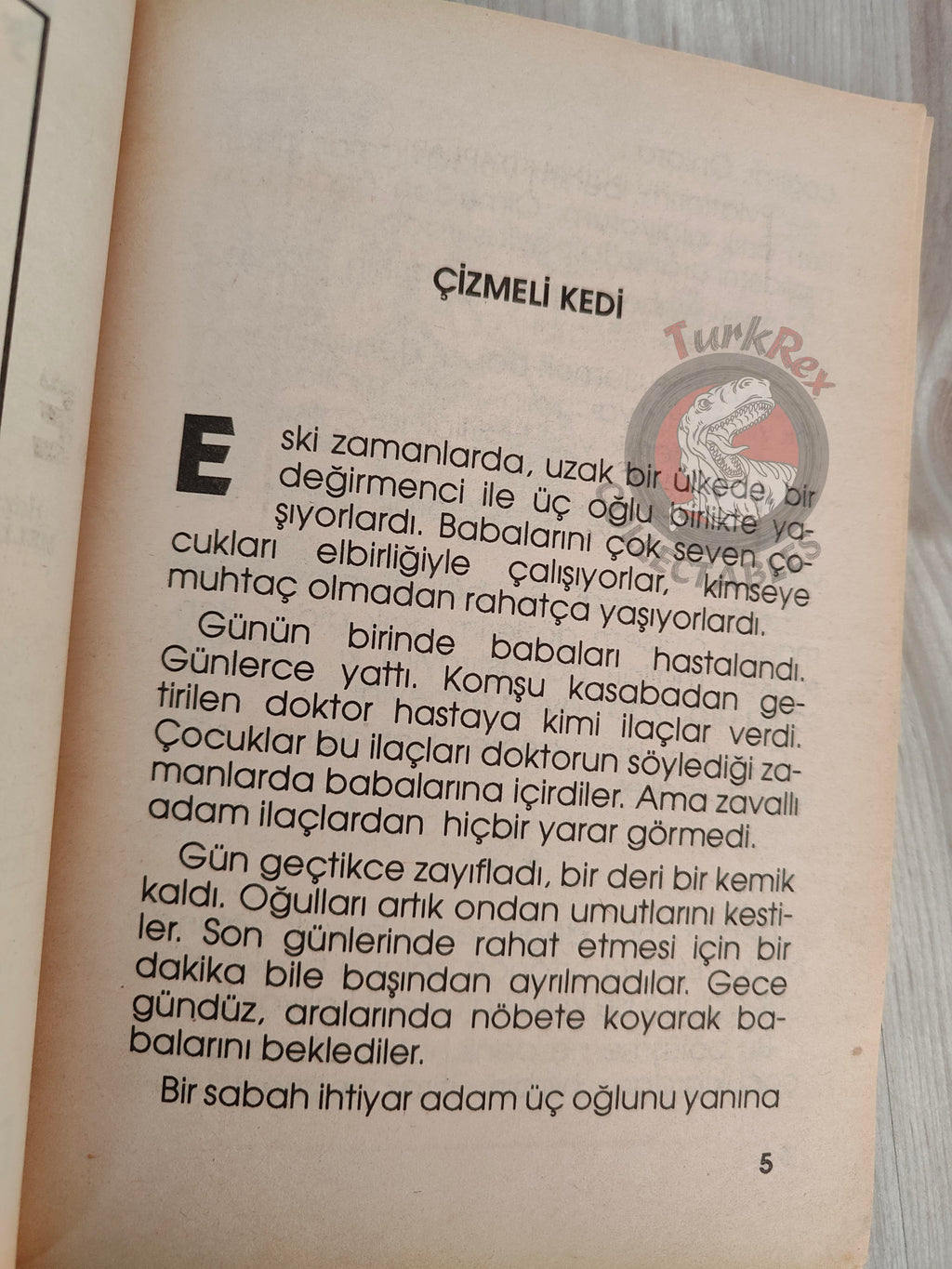 Puss in Boots – Grimm Brothers 1992 Turkish Book Turkey Illustrated