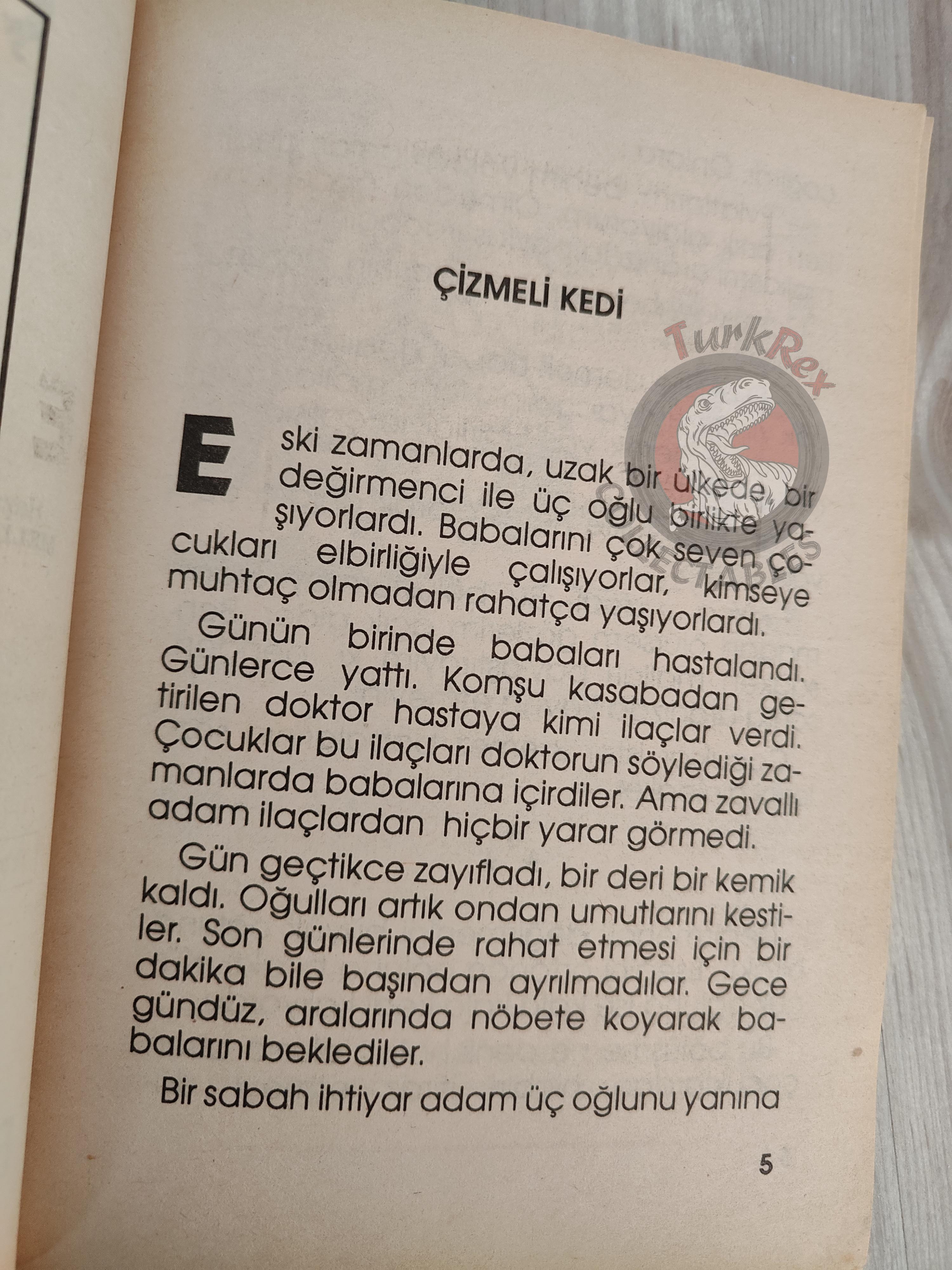 Puss in Boots – Grimm Brothers 1992 Turkish Book Turkey Illustrated