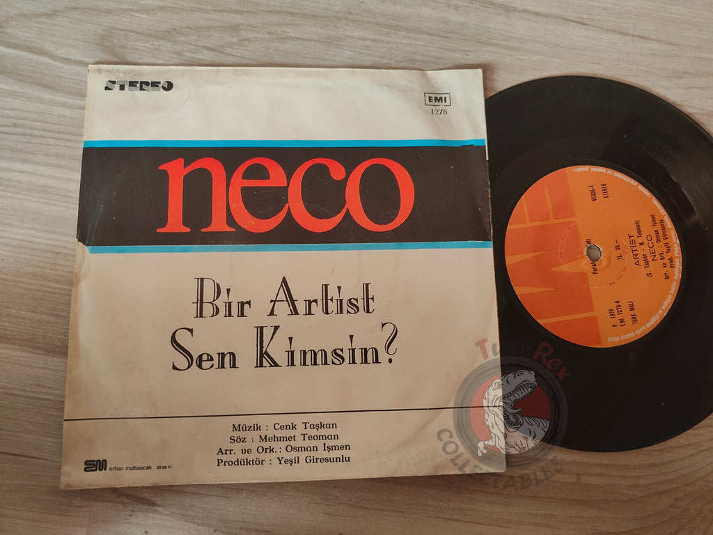 Neco – Bir Artist 7" Turkish Pressing Vinyl Turkey Edition