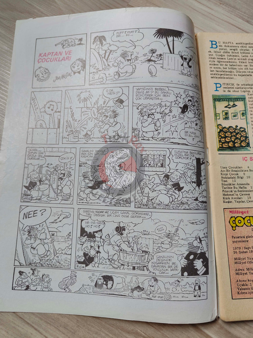 Milliyet Çocuk #9 1979 Turkish Comic Turkey Joyas Literarias Juveniles #86 Robert M. Ballantyne