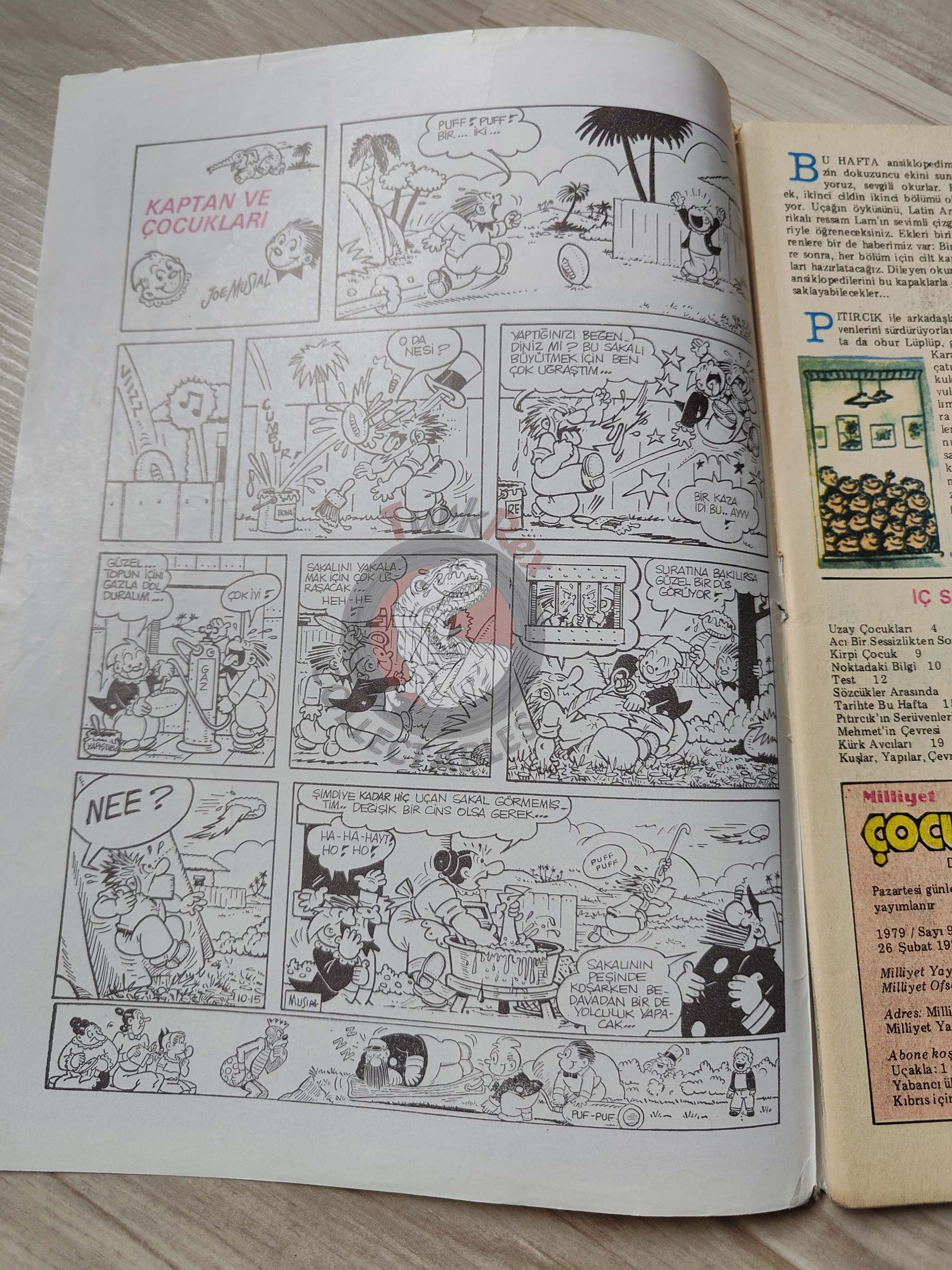 Milliyet Çocuk #9 1979 Turkish Comic Turkey Joyas Literarias Juveniles #86 Robert M. Ballantyne
