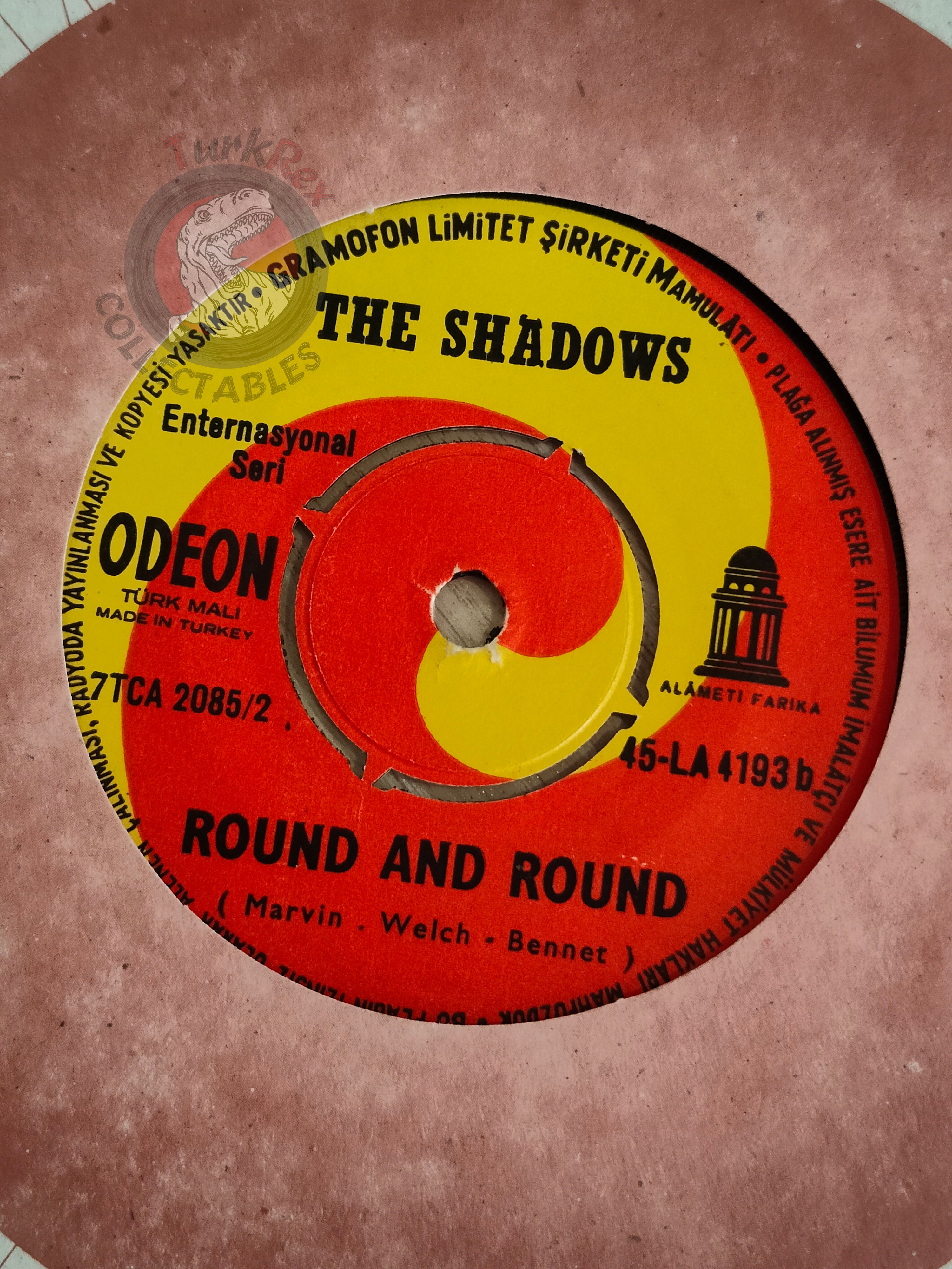 The Shadows – Geronimo 7" Turkish Pressing Vinyl Turkey Edition